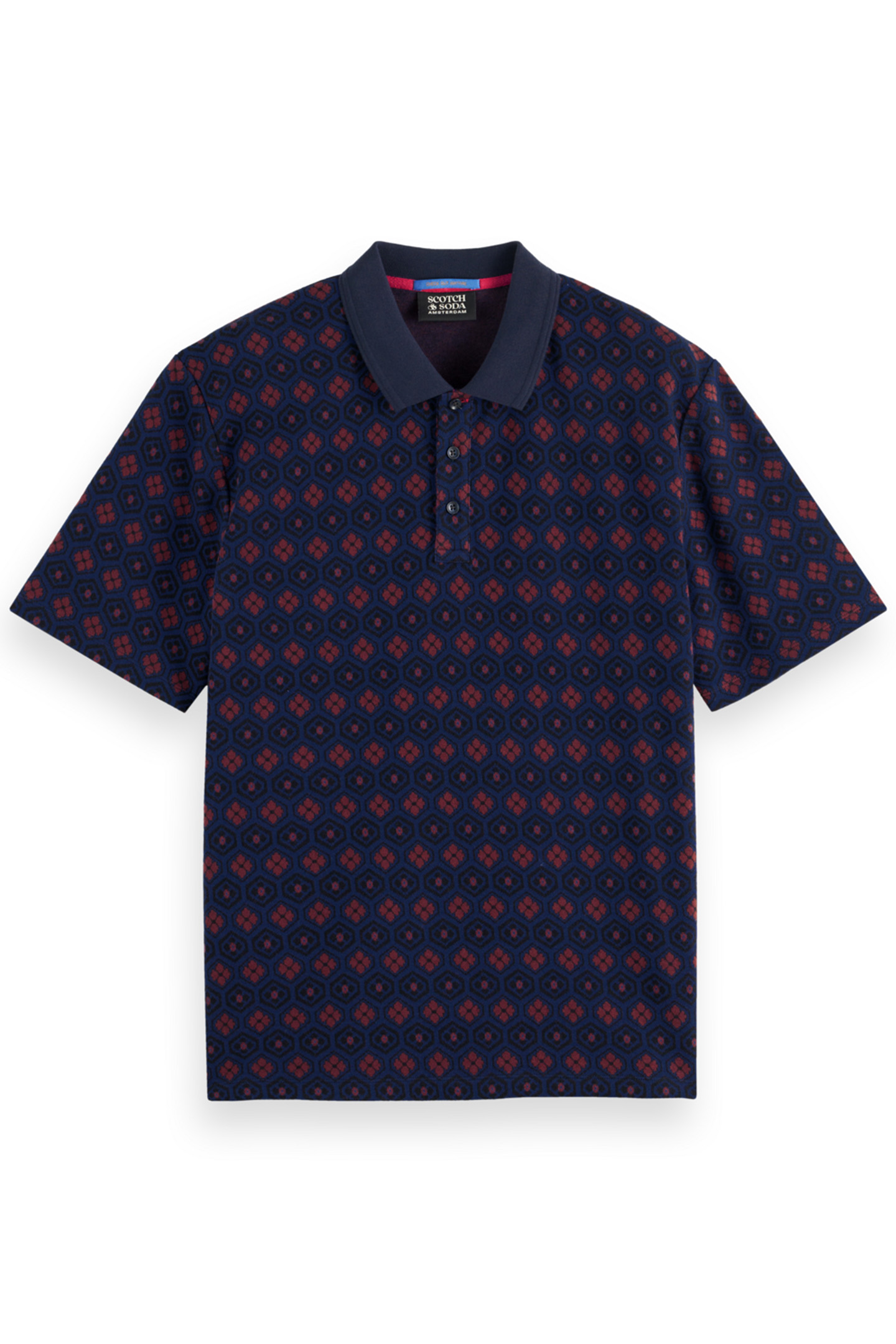 JACQUARD POLO INK BLUE JACQUARD 3