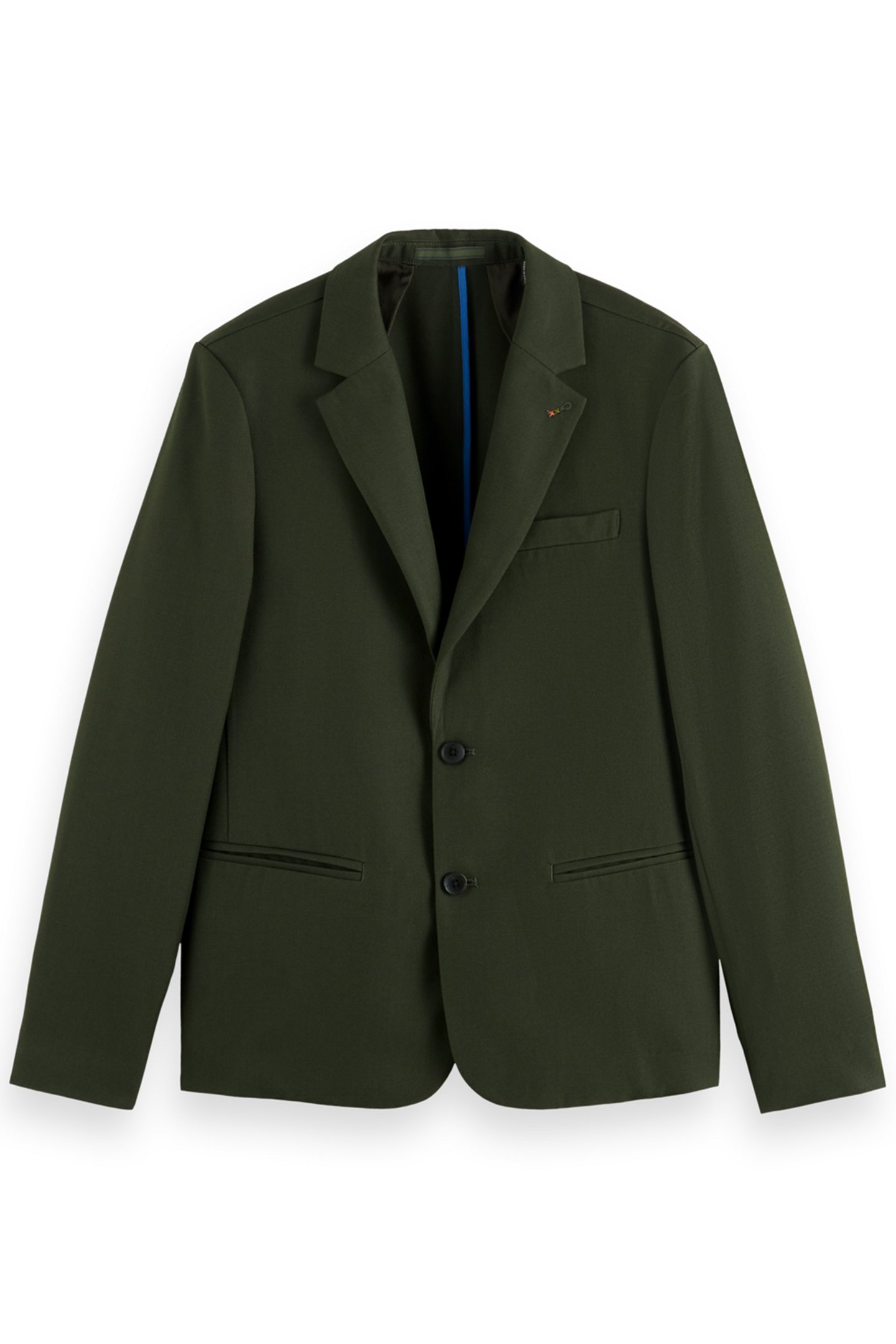 UNCONSTRUCTED RELAXED WOOL-BLEND BLAZER HERITAGE GREEN by Scotch & Soda