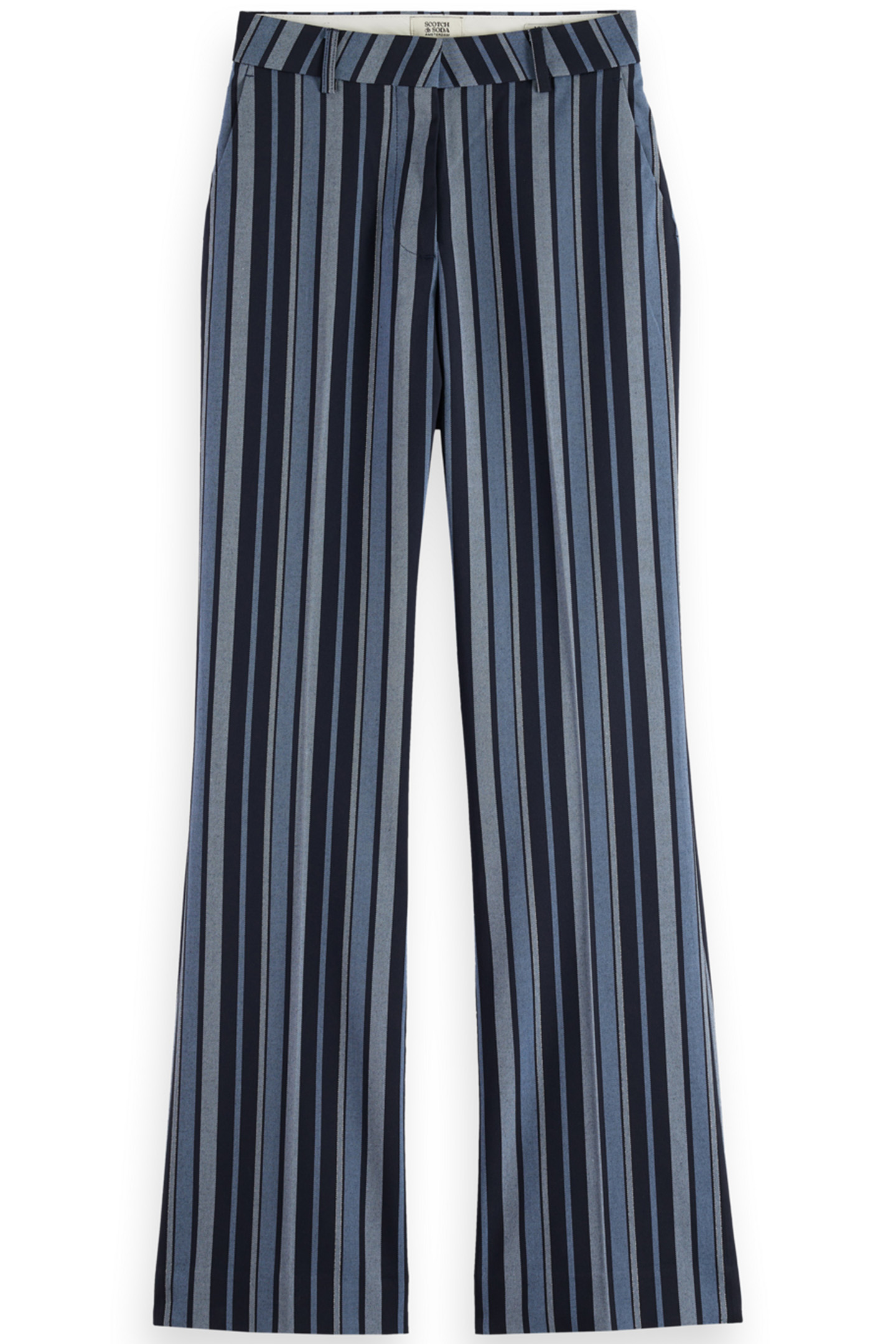 VIOLET KICK FLARE PANT BLUE SCHOOL STRIPE 4