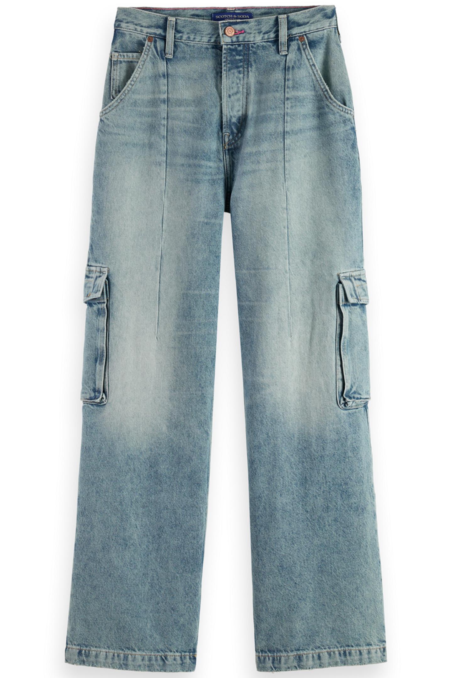 THE DEEP LOW RISE LOOSE CARGO JEANS -ROLLING ROAD 4
