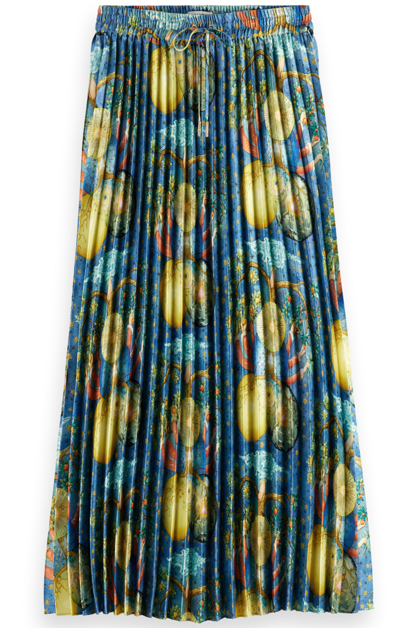 PLEATED PRINTED SKIRT EMBASSY TREE AOP 3