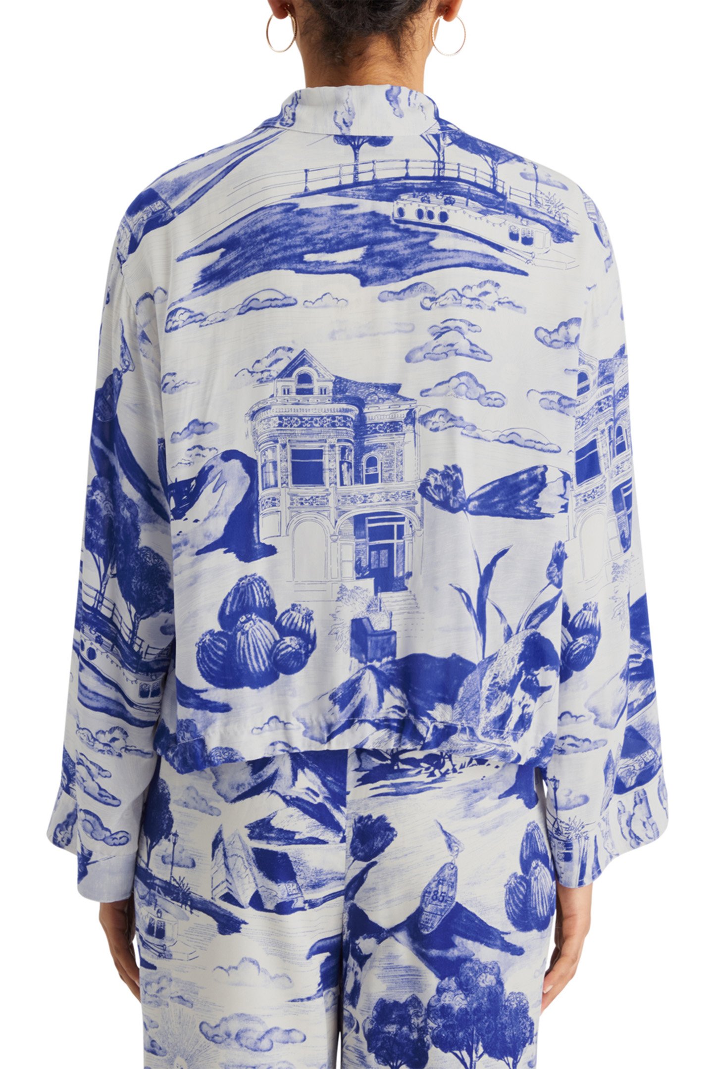 UTILITY FLUID SHIRT JOURNEY OF THE FREE MIND BLUE 2