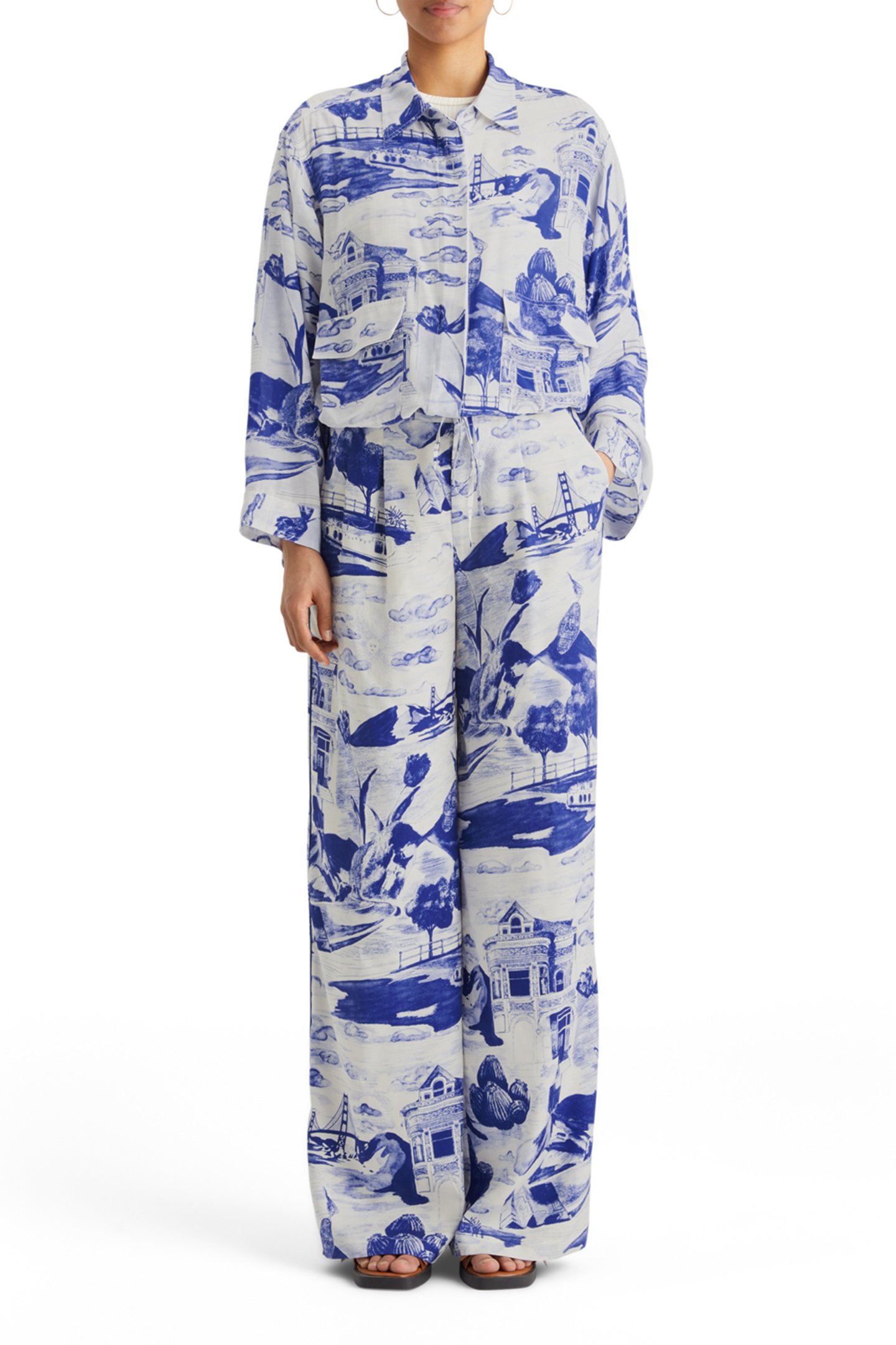 UTILITY FLUID SHIRT JOURNEY OF THE FREE MIND BLUE 3