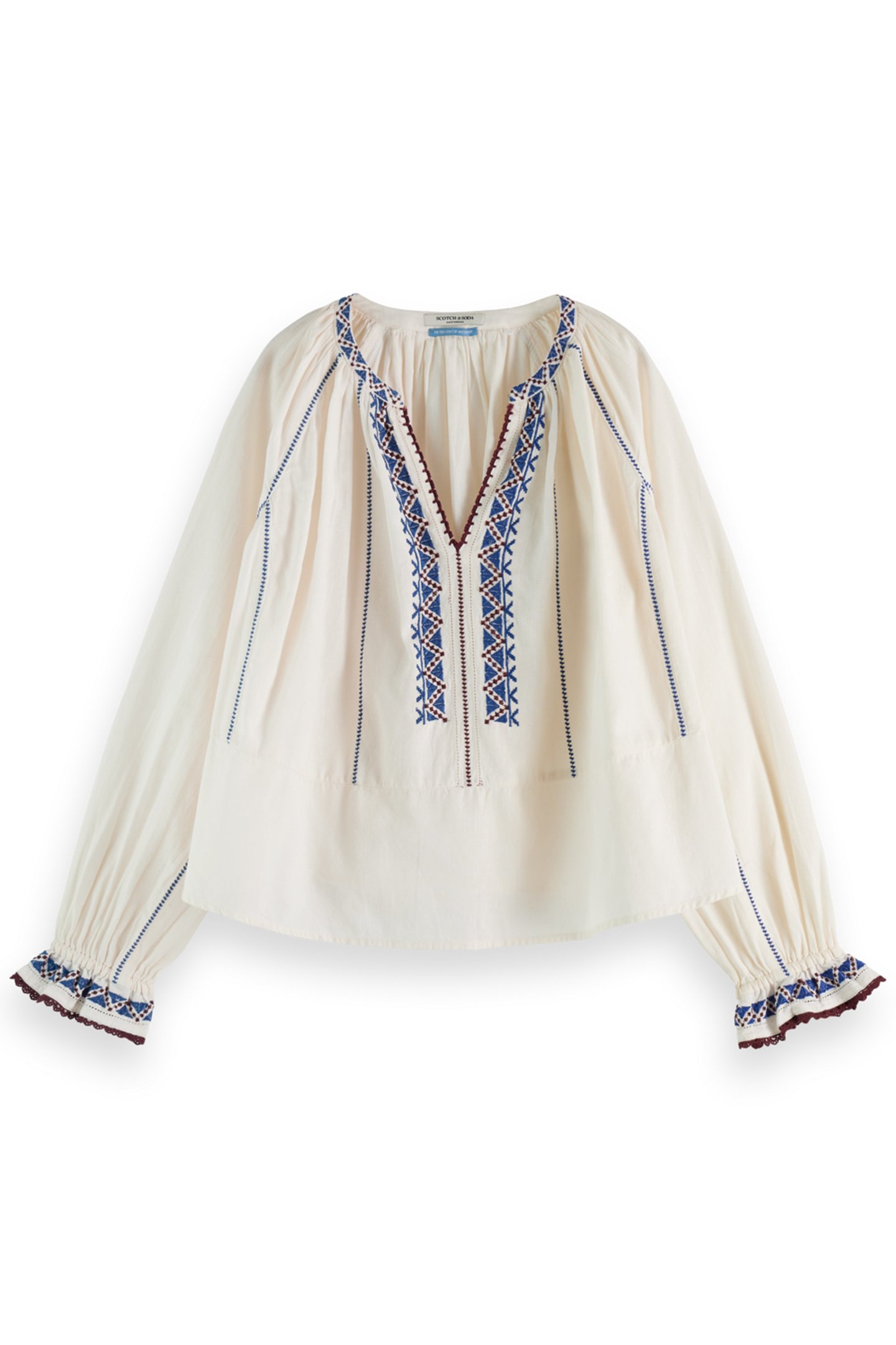 TOP WITH EMBROIDERY DETAILS SOFT ICE 4