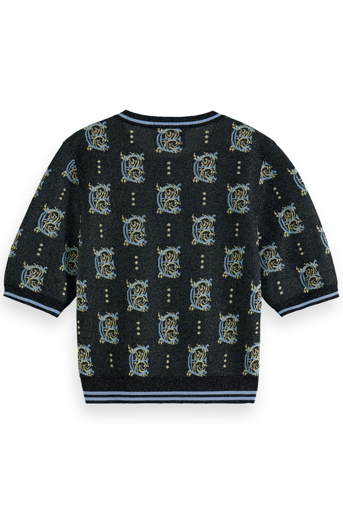 JACQUARD CROPPED PULLOVER NIGHT 5