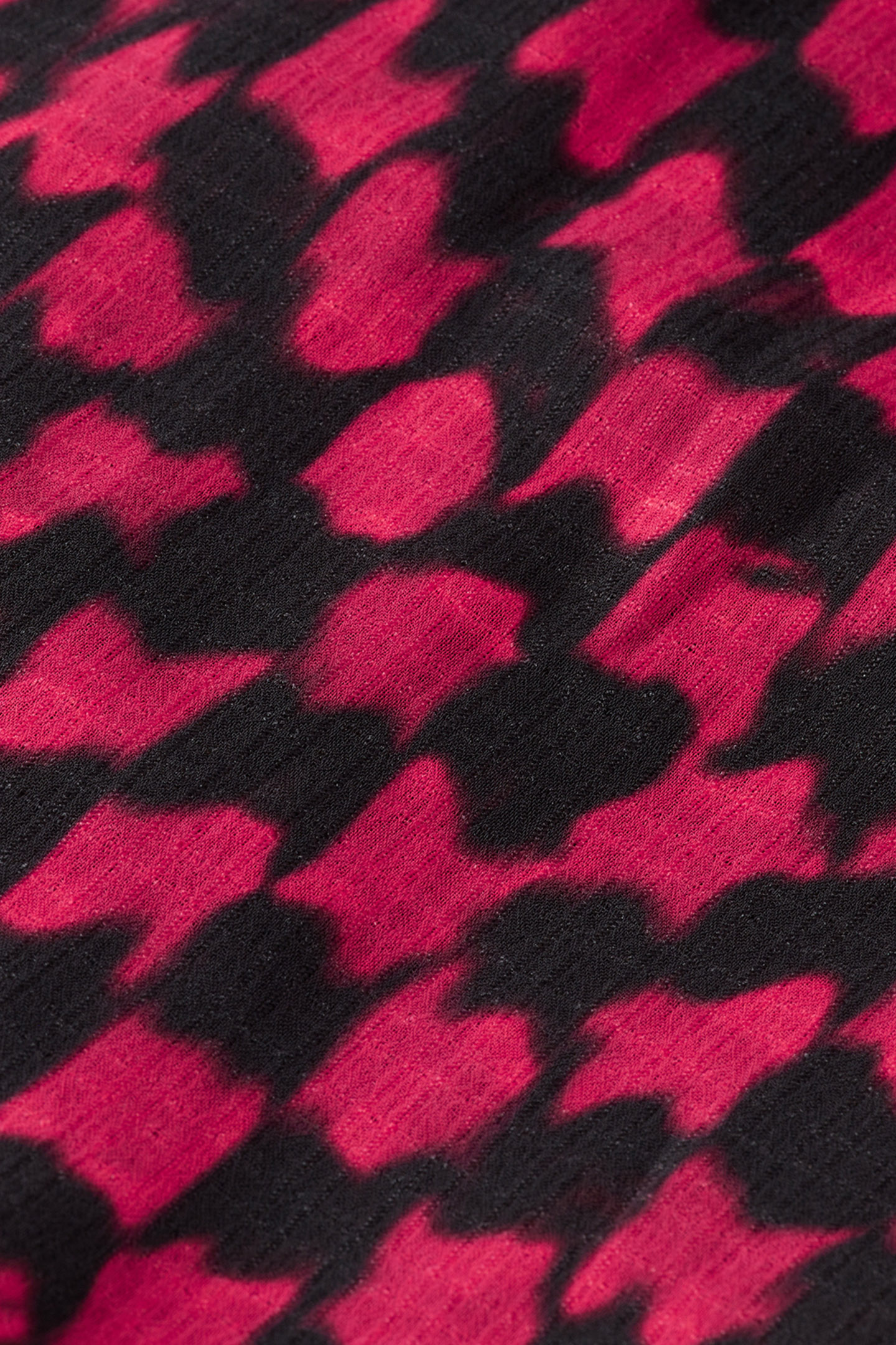 MINI WRAP DRESS IKAT CHECKERBOARD PINK 3