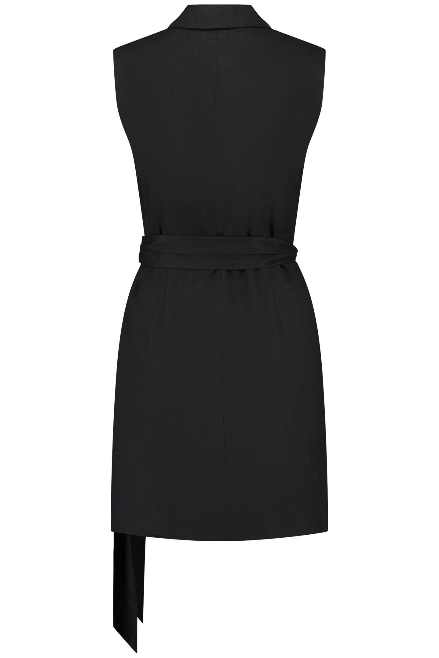 CHIA WRAP DRESS BLACK 3