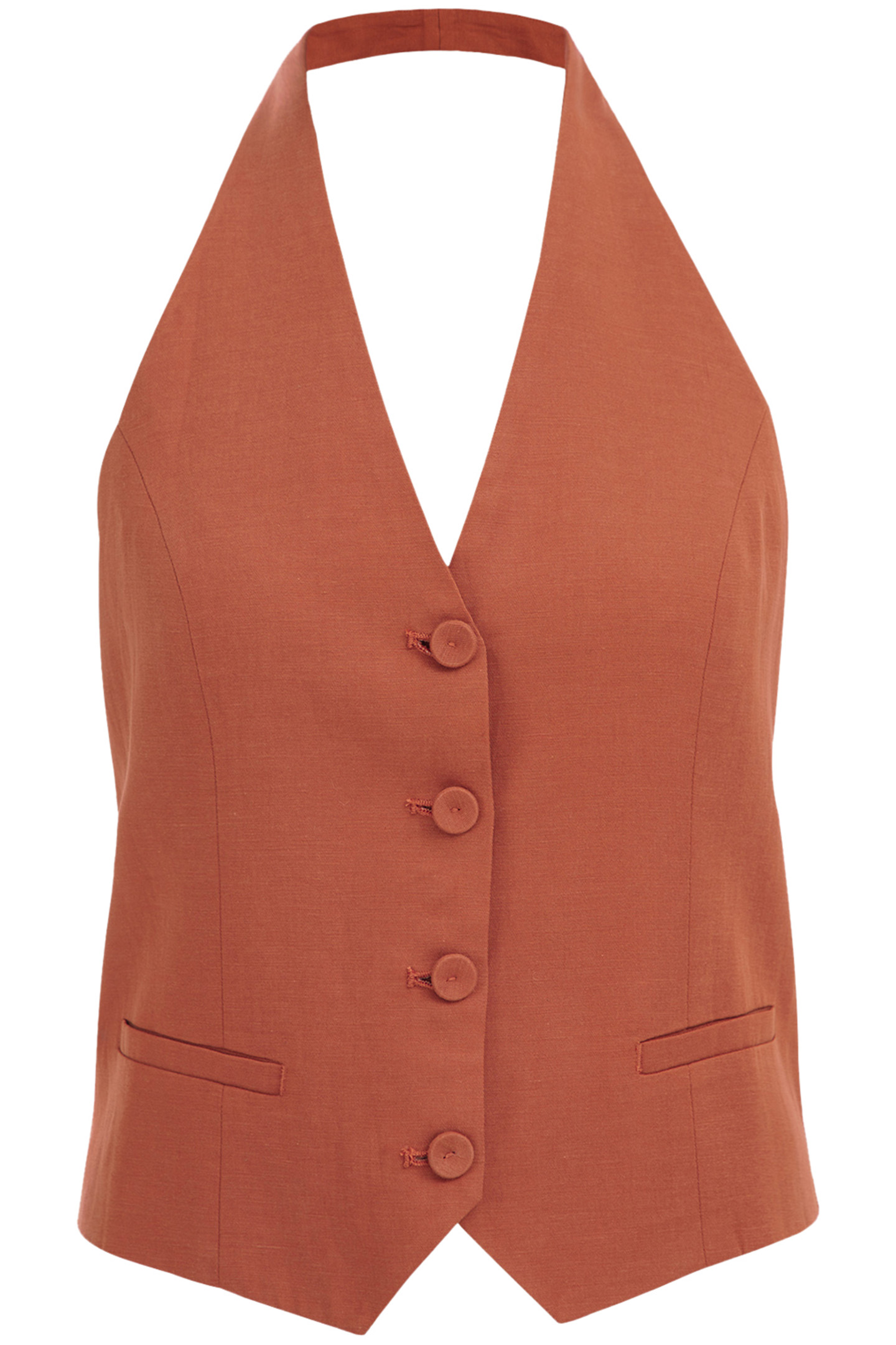 WAISTCOAT RUST BROWN 4