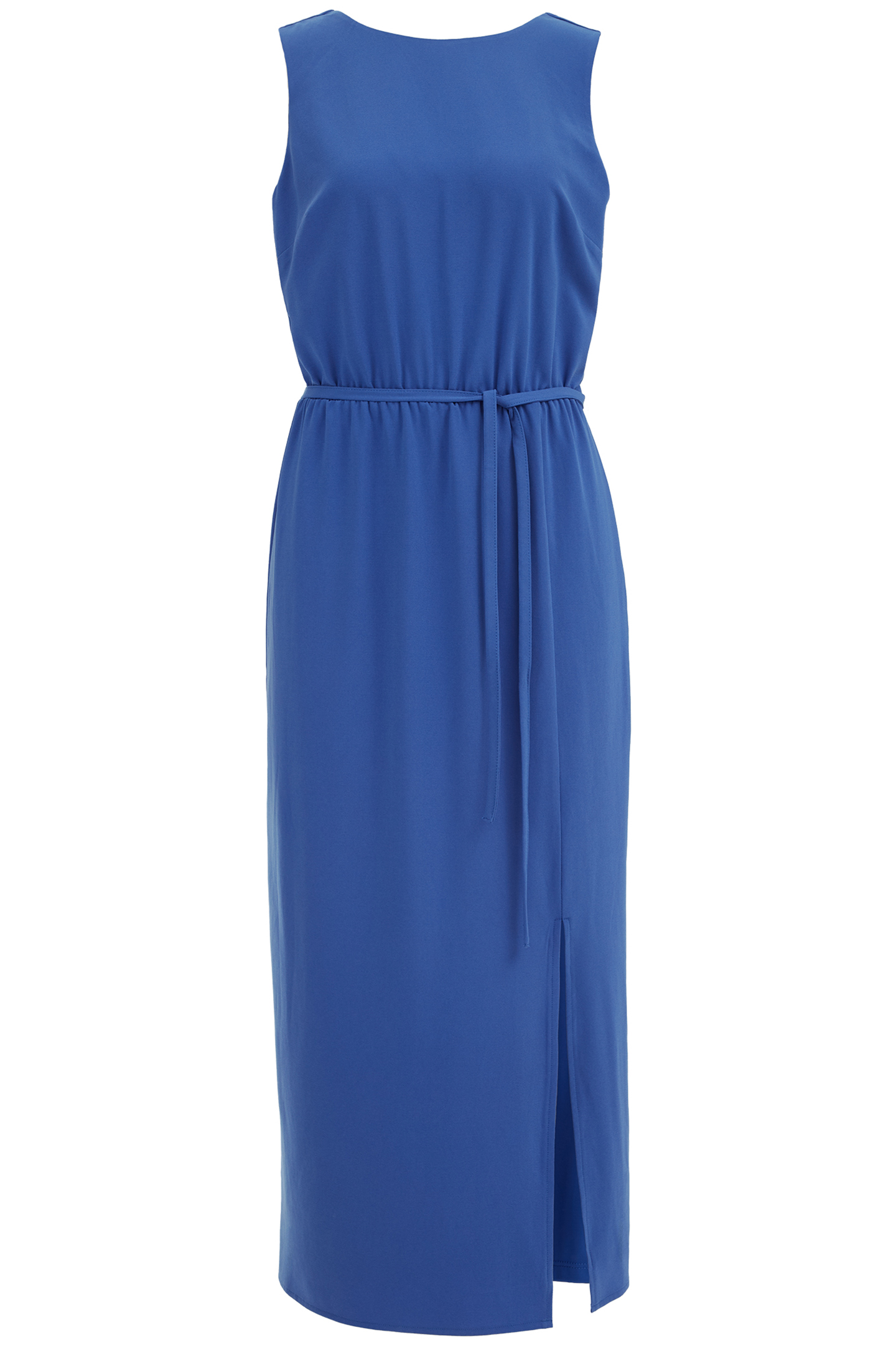 DRESS MID LENGTH BLUE 3