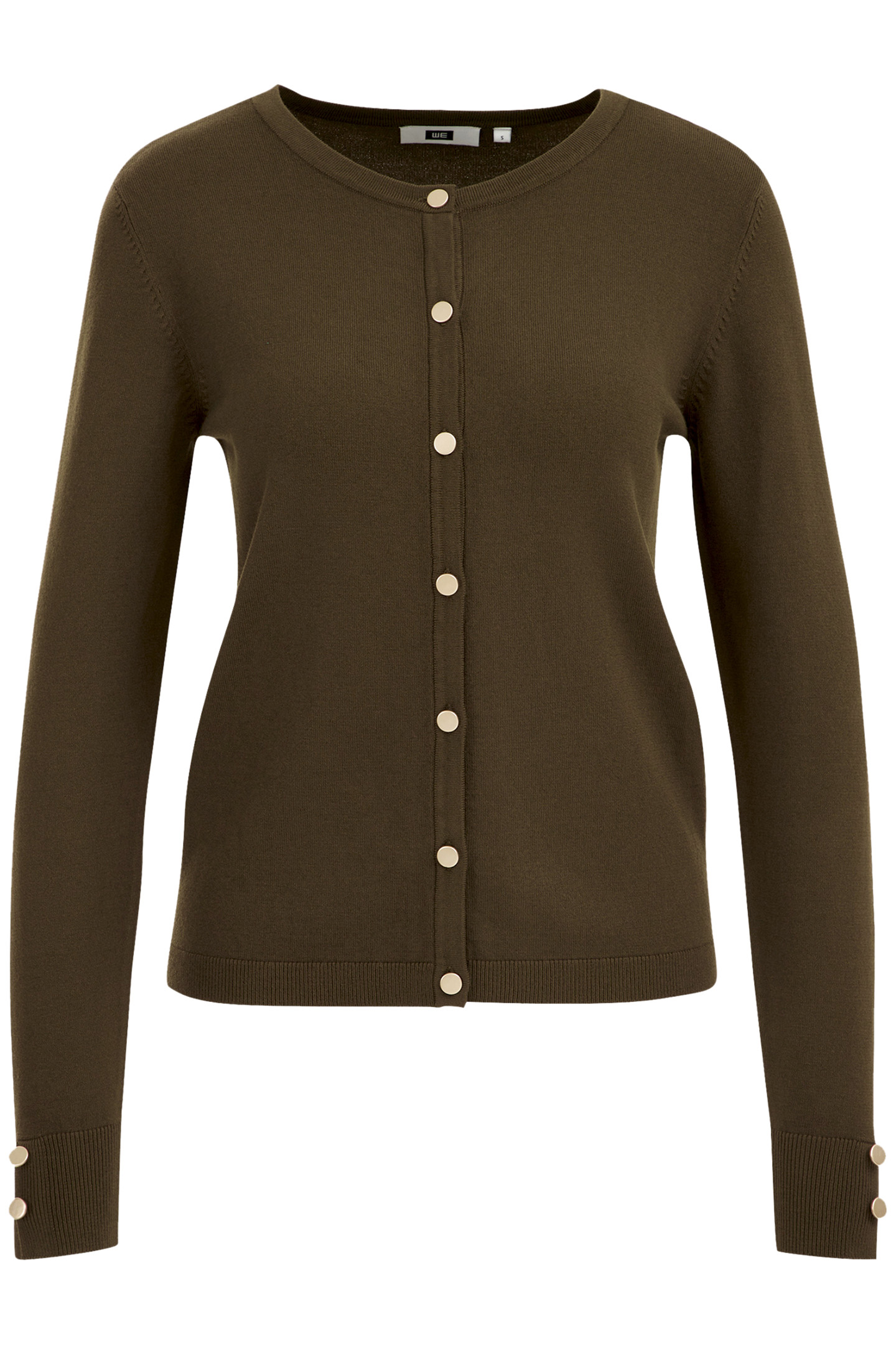 KNITTED CARDIGAN ARMY GREEN 4