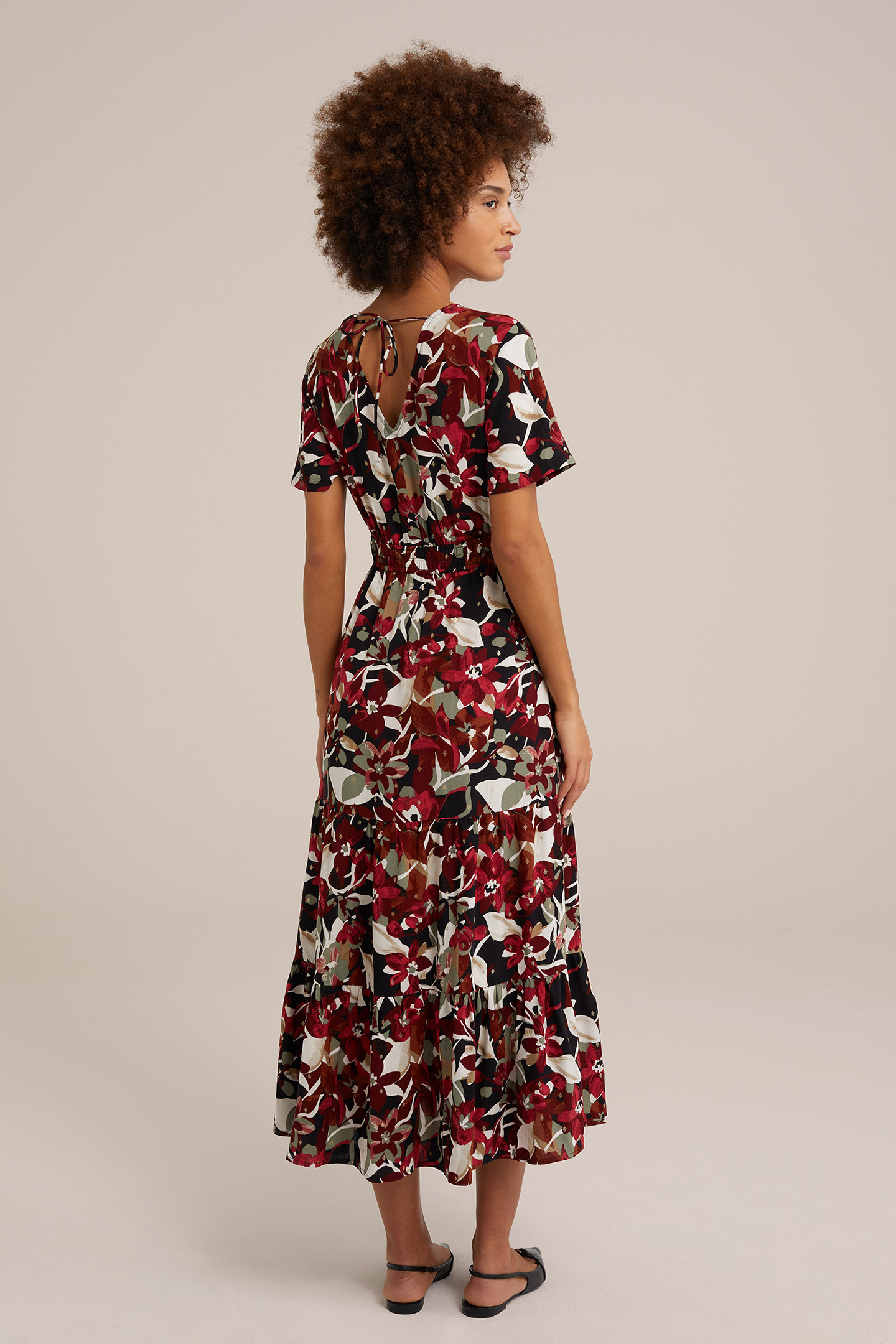 DRESS MAXI LENGTH MULTI-COLOURED 2