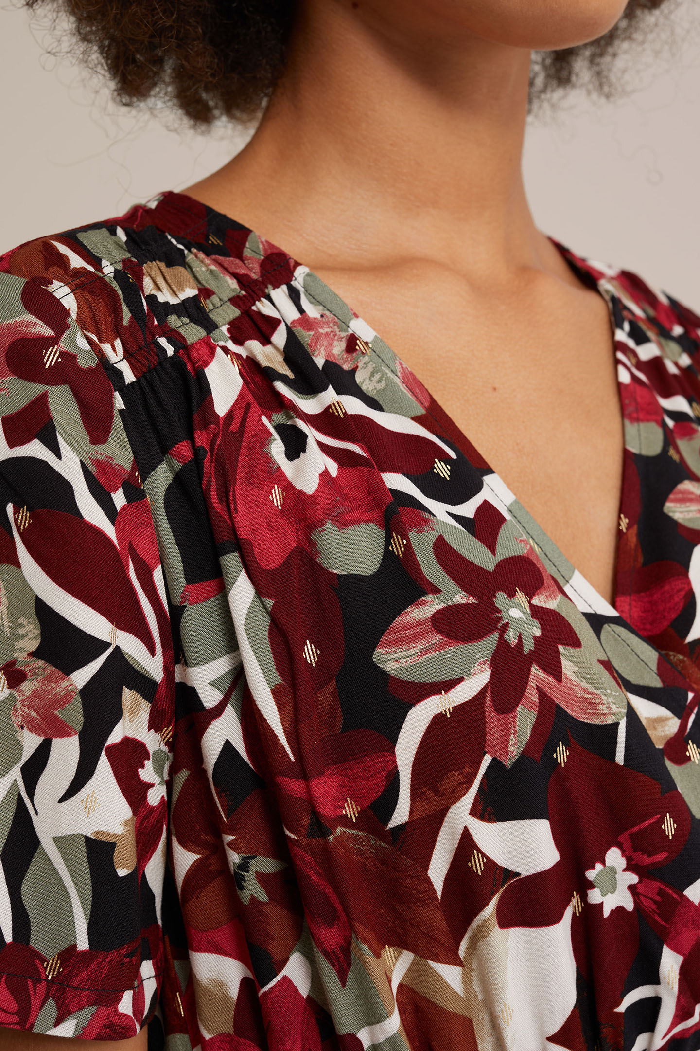 DRESS MAXI LENGTH MULTI-COLOURED 5