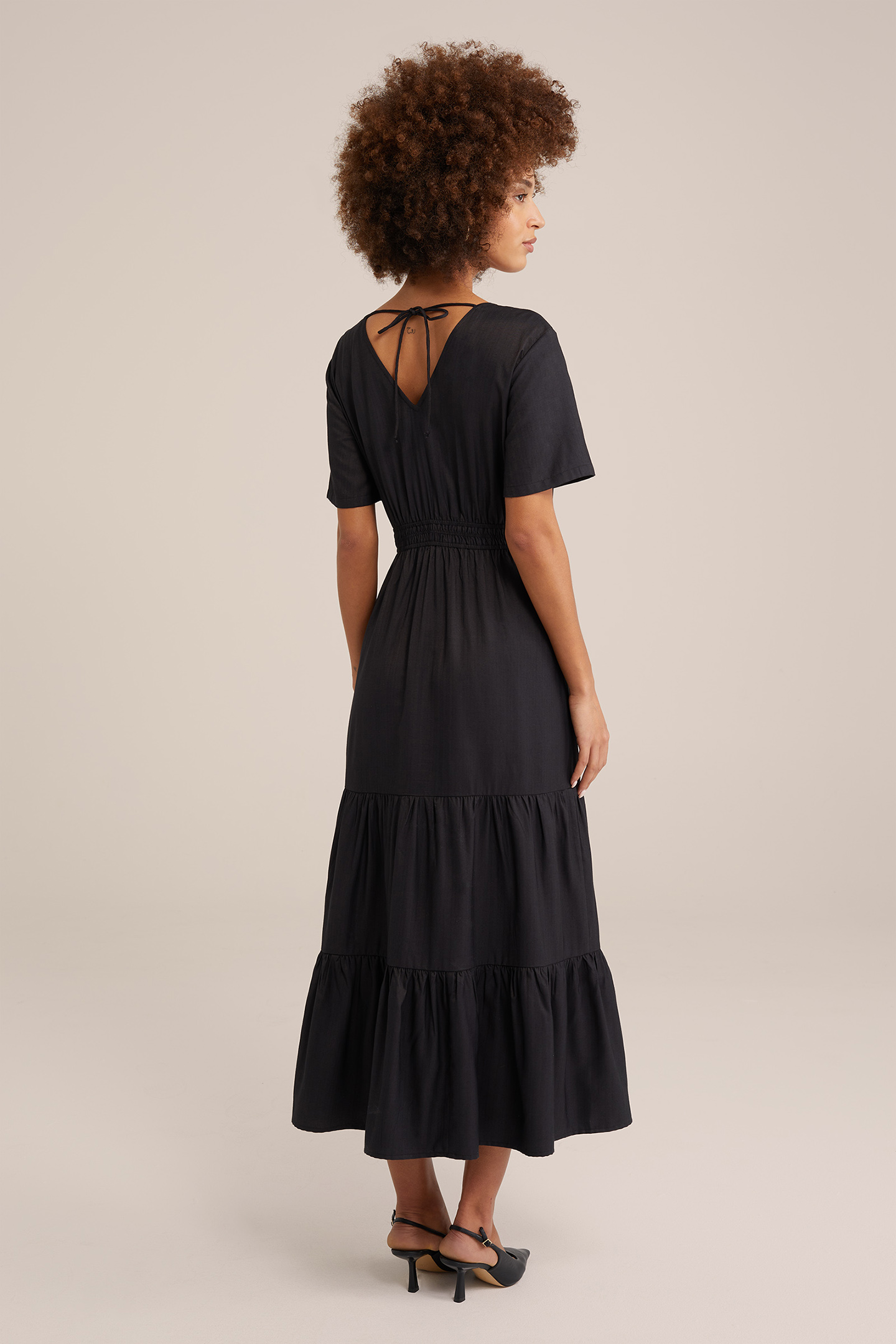 DRESS MAXI LENGTH BLACK 2