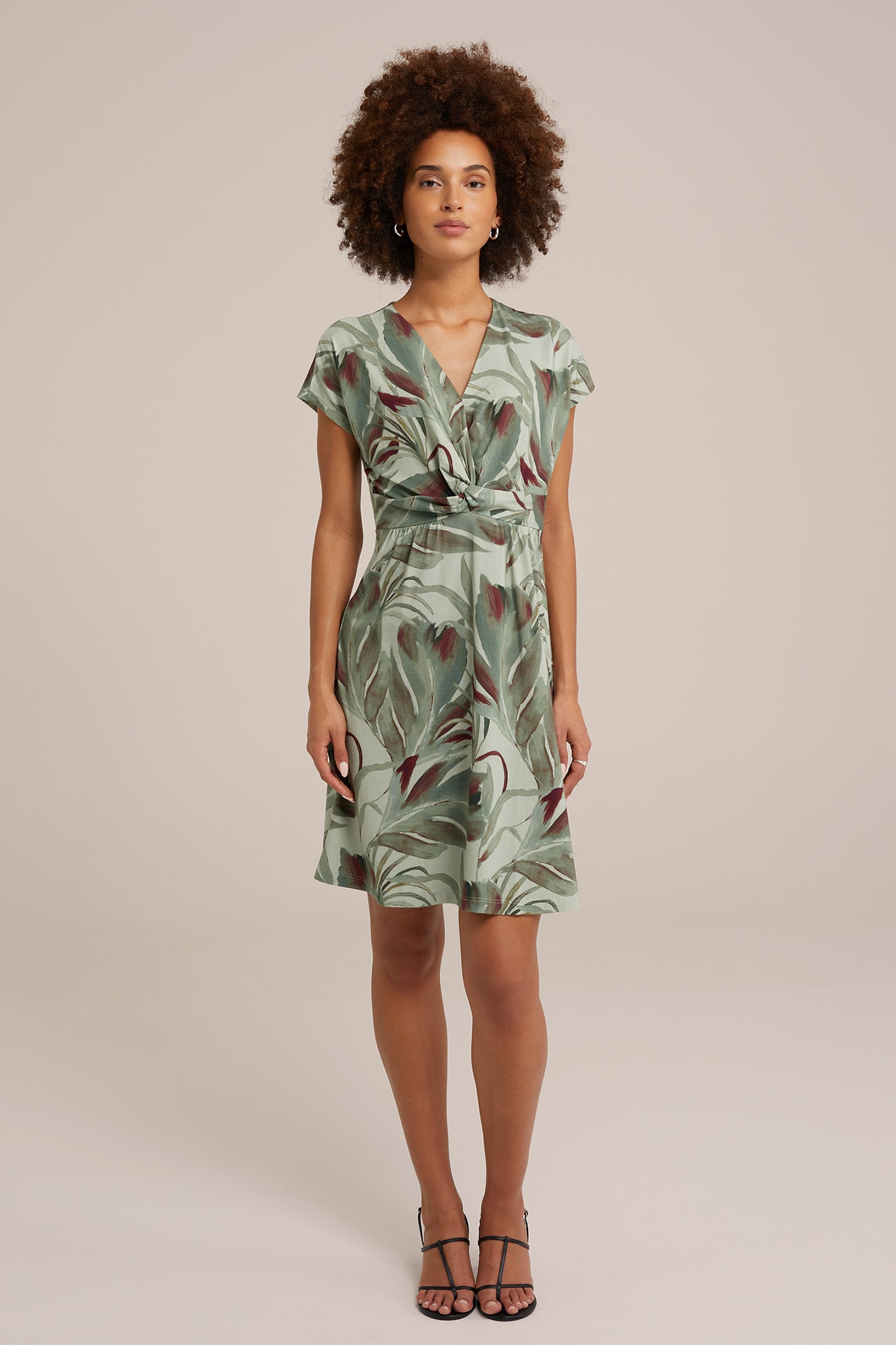 DRESS MID LENGTH GREEN 1