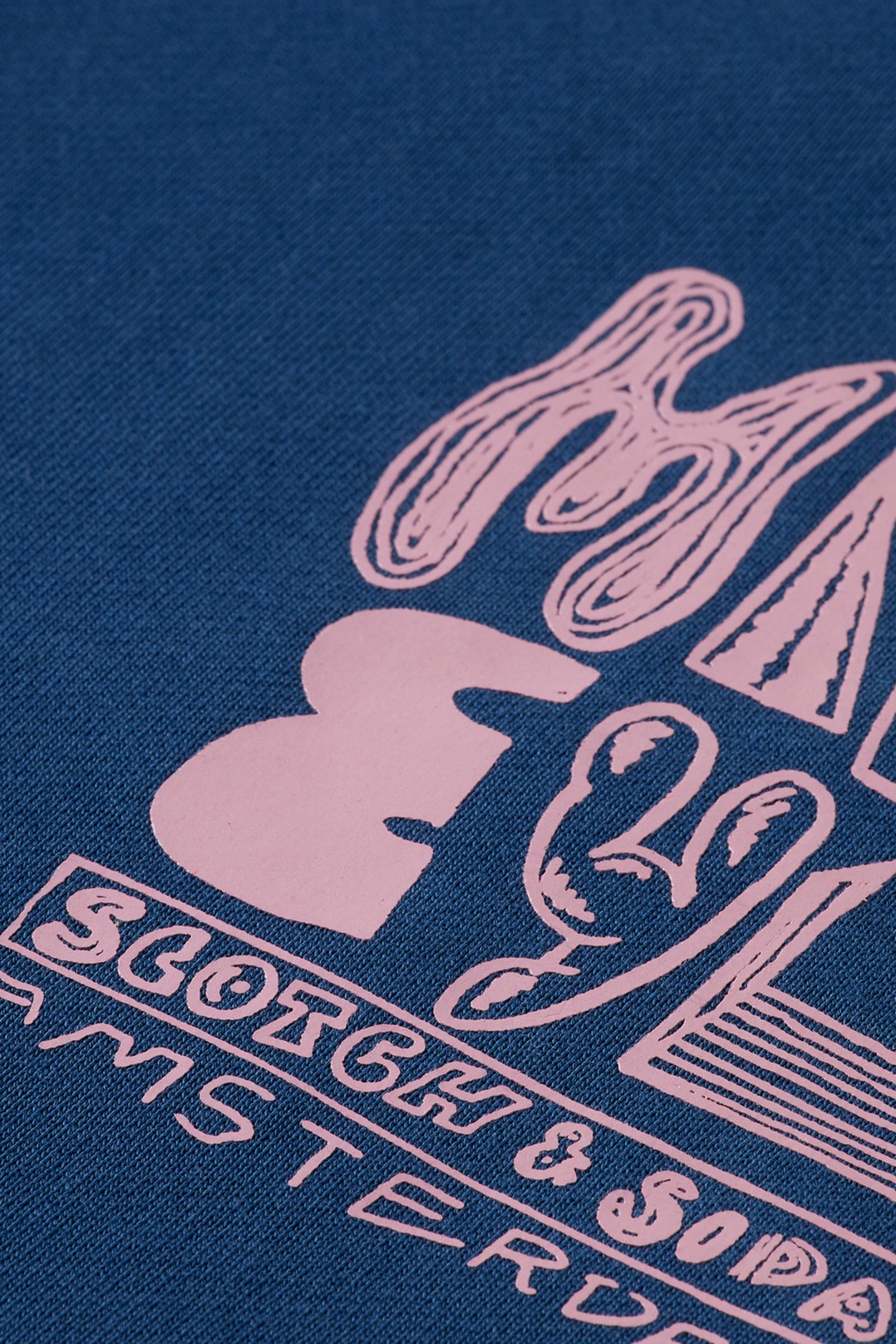 LEFT CHEST ARTWORK SWEATSHIRT HERITAGE BLUE 9