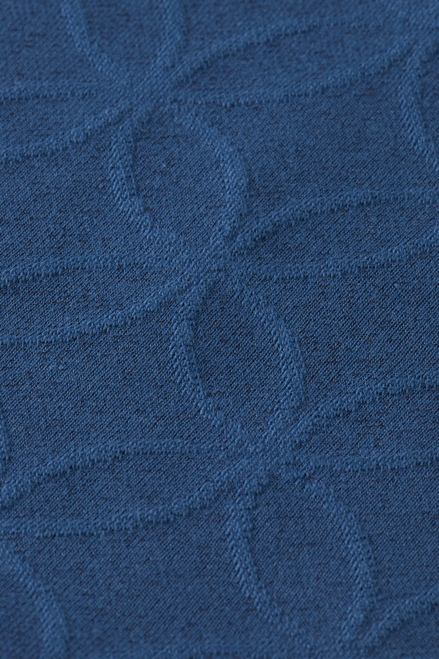 JACQUARD TERRY HOODIE HERITAGE BLUE 8