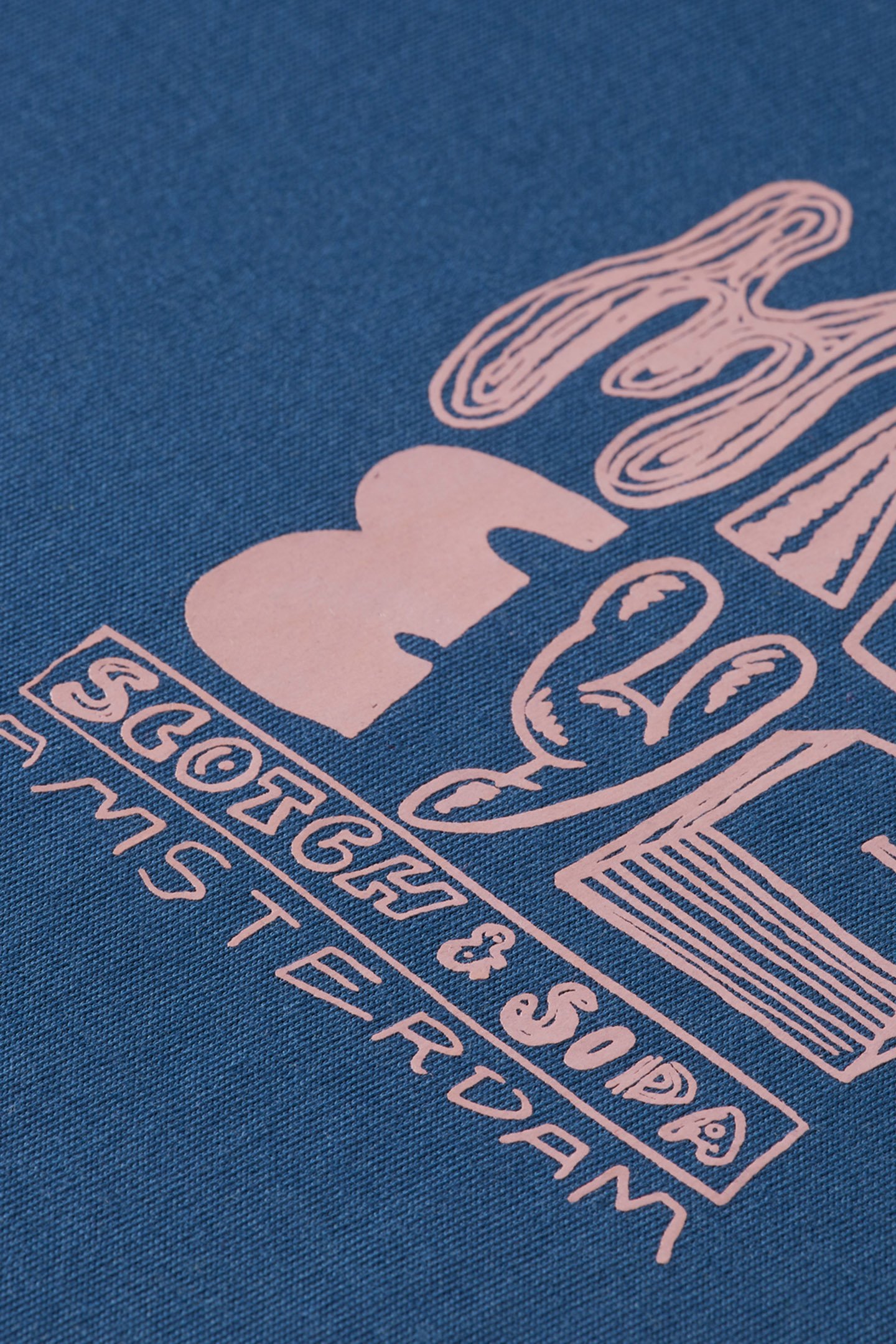 CHEST ARTWORK T-SHIRT HERITAGE BLUE 7