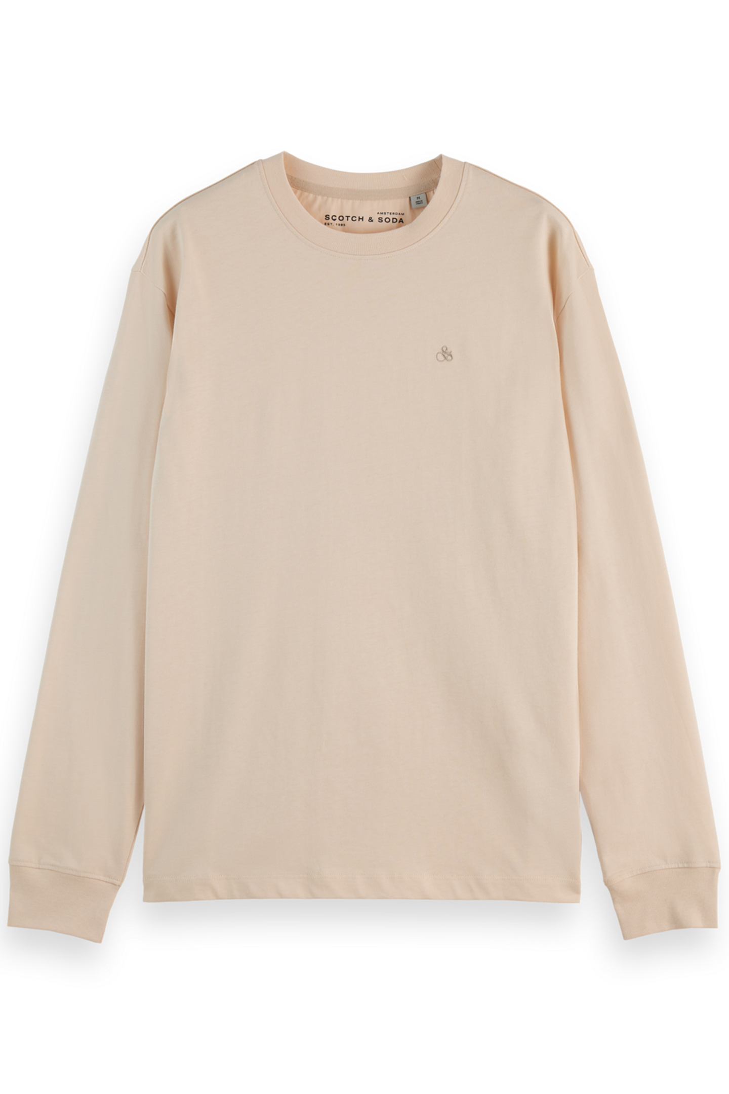 RELAXED FIT ESSENTIAL LOGO T-SHIRT LS PARCHMENT 1