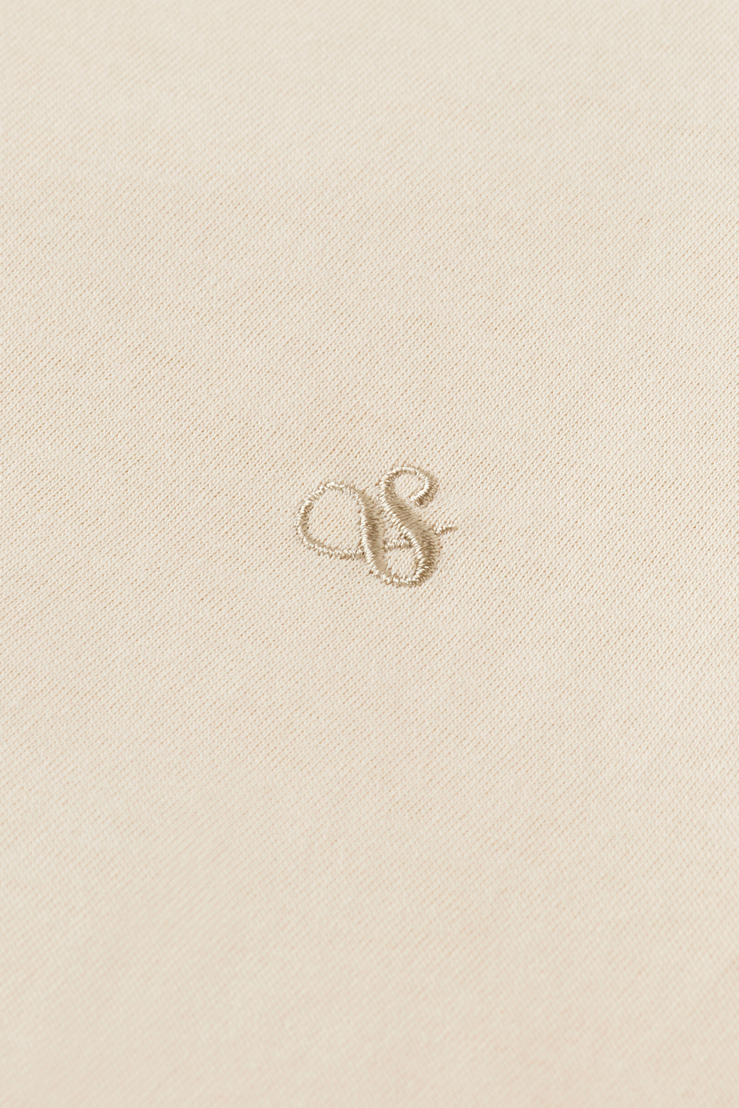 ESSENTIAL REGULAR FIT LOGO T-SHIRT PARCHMENT 7