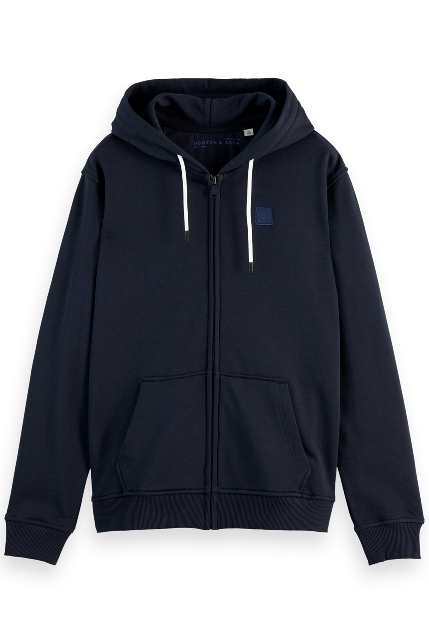 ESSENTIAL LOGO BADGE ZIP-THROUGH HOODIE NIGHT 4