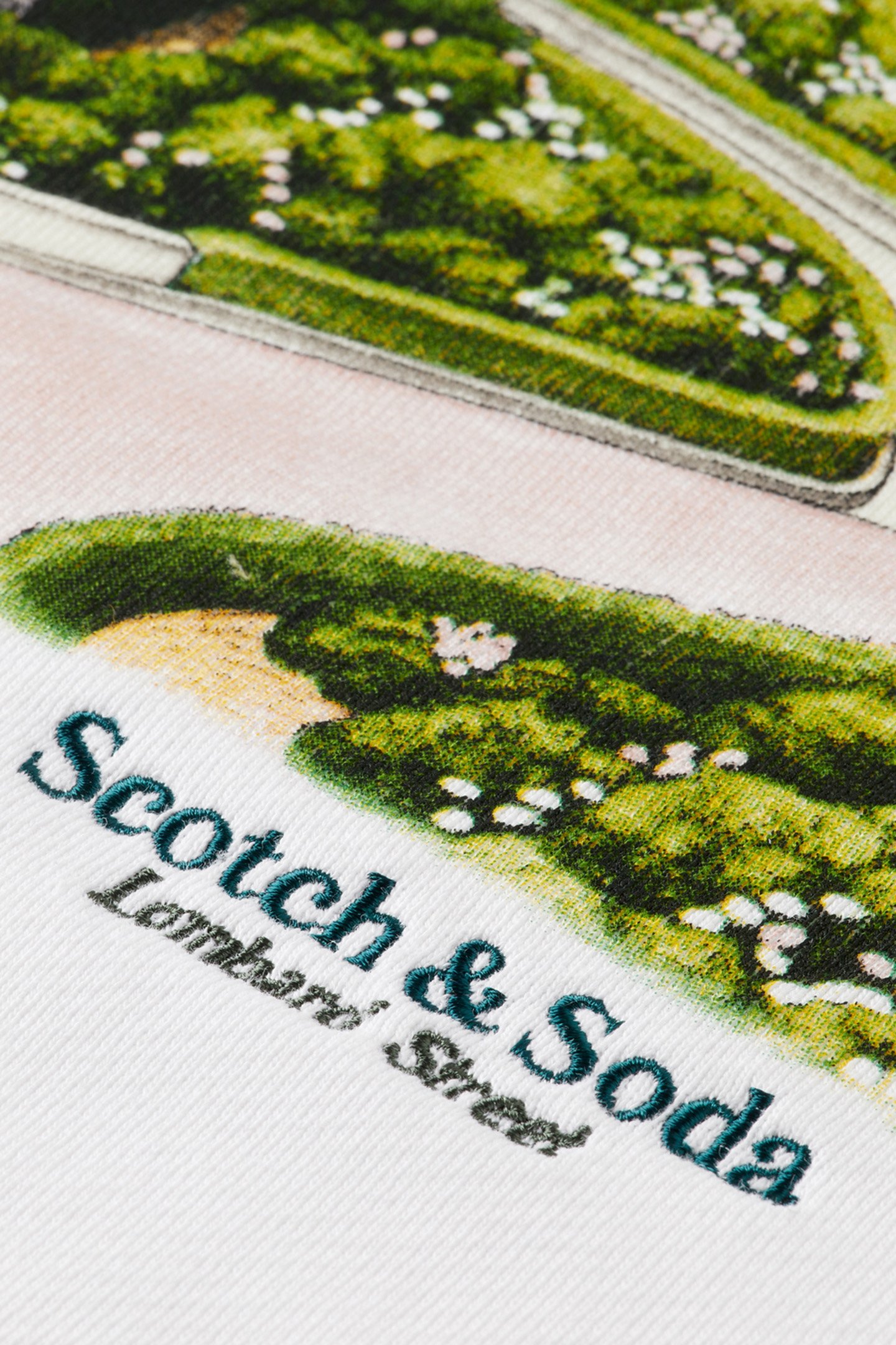 RELAXED FIT ARTWORK HOODIE WHITE 8