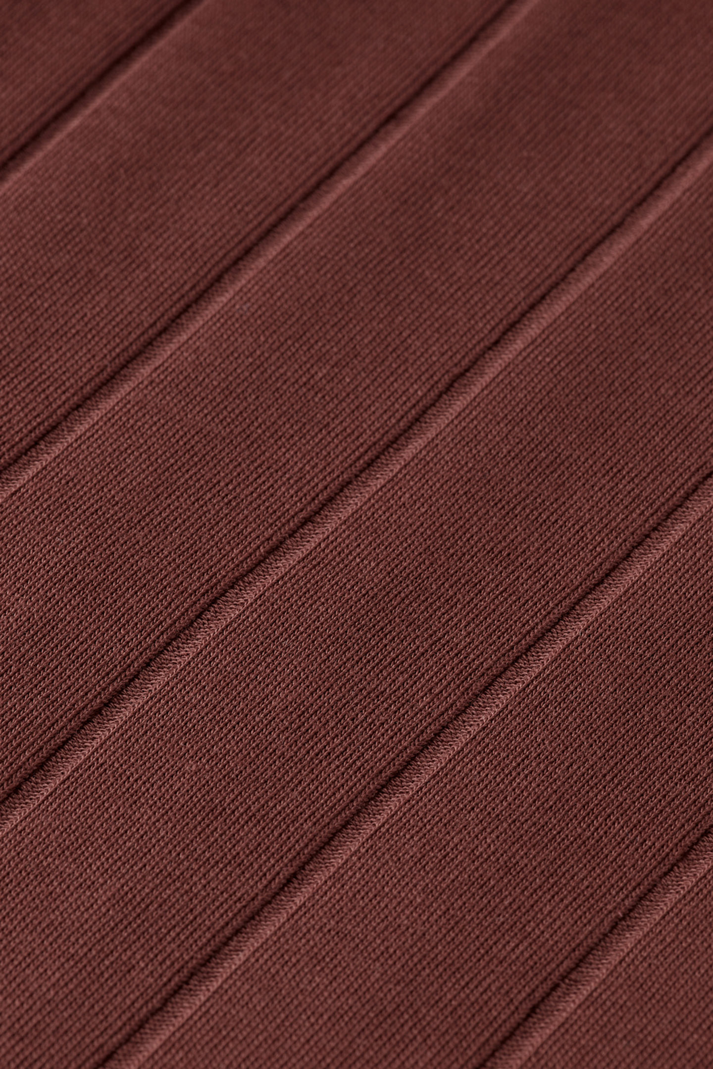 RIB KNITTED POLO RICH MAHOGANY 9