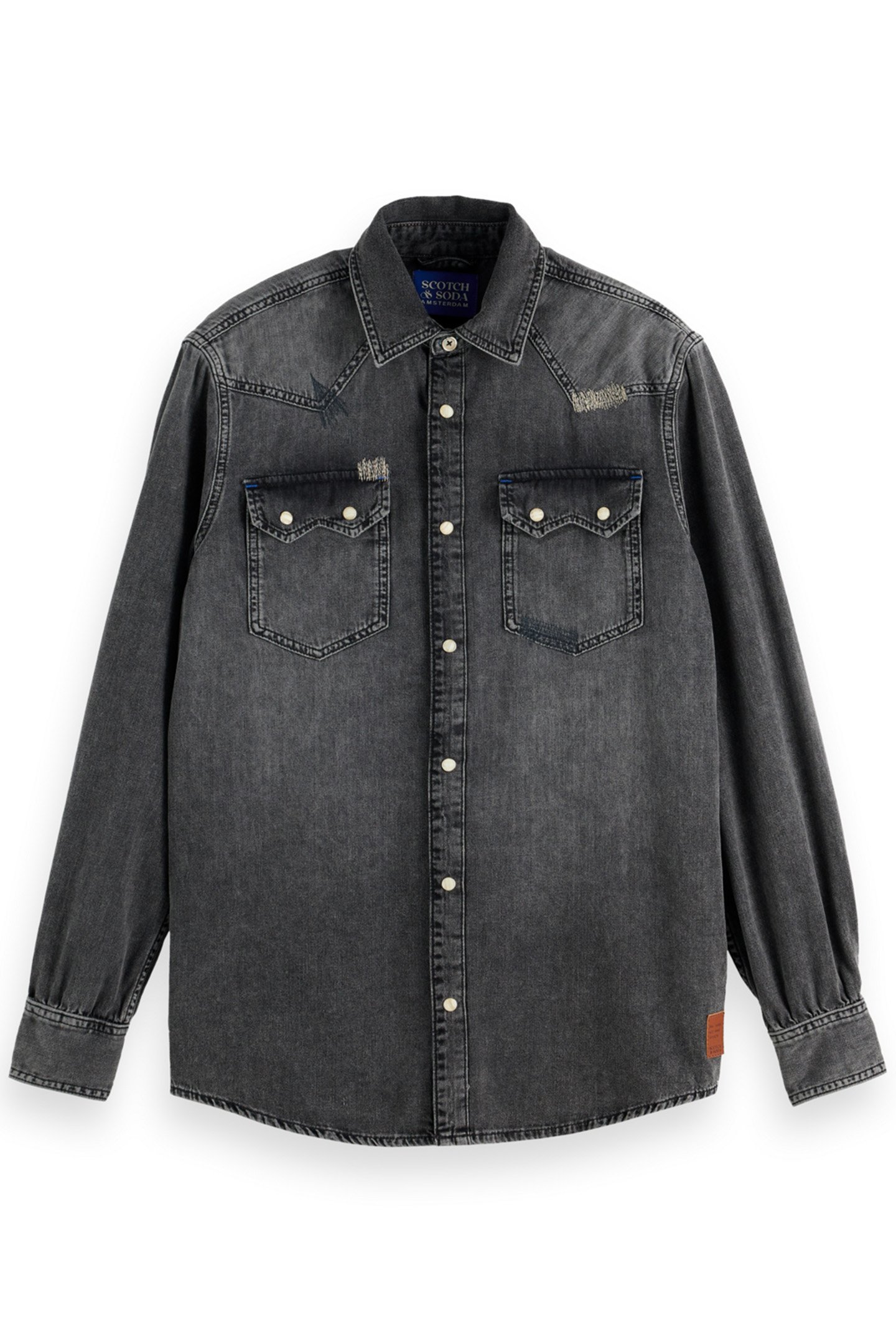 JOE JONAS X SCOTCH SODA WESTERN SHIRT - VINTAGE BLACK 4