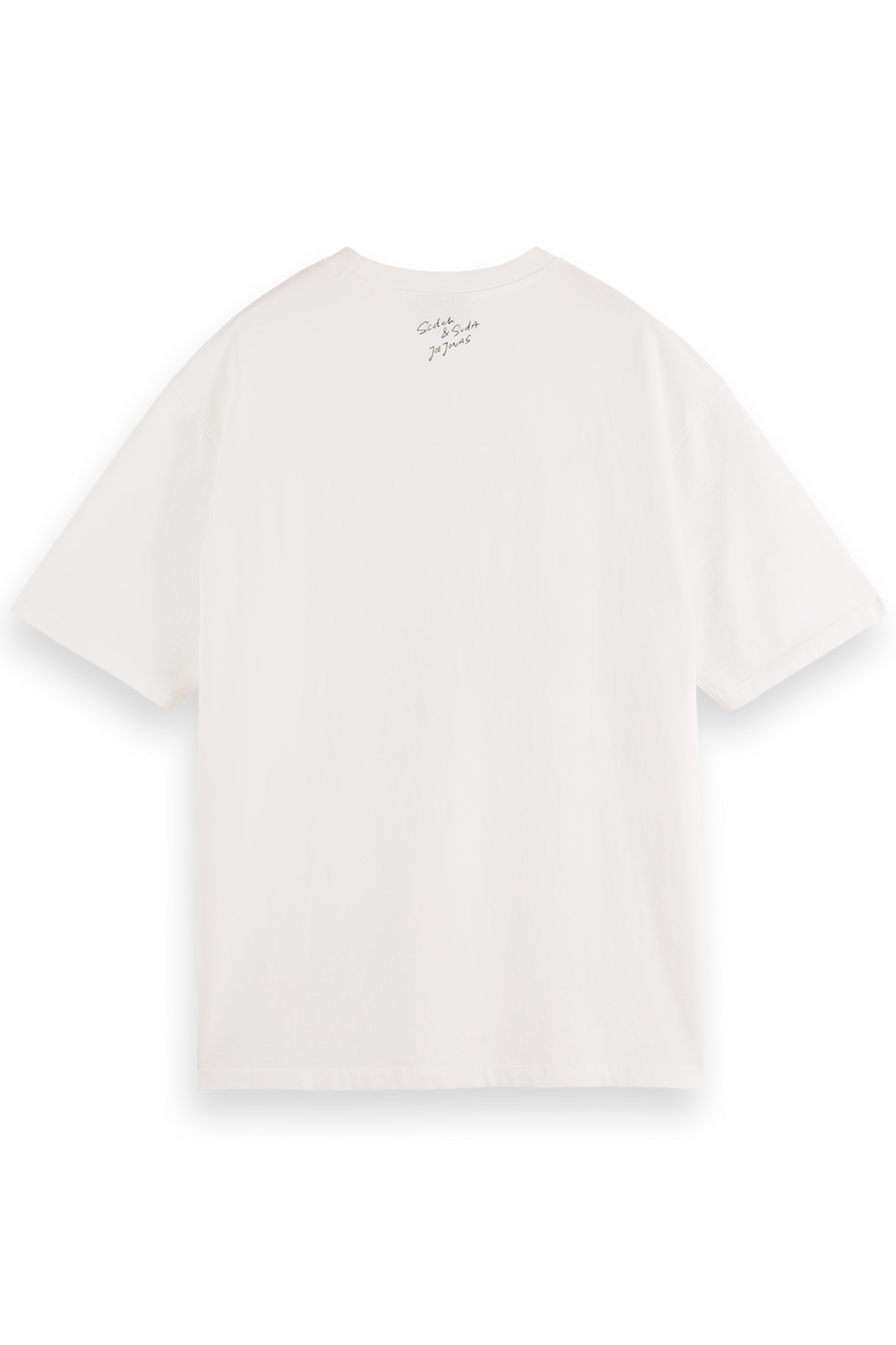 JOE JONAS X SCOTCH SODA WASHED PHOTO PRINT T-SHIRT WHITE 2