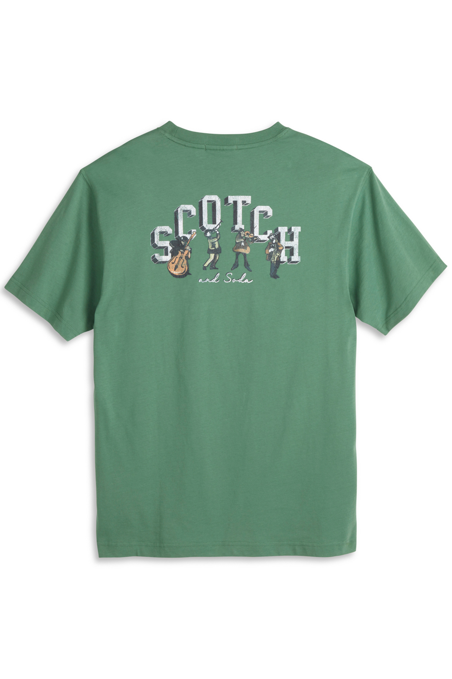 SS GRAPHIC TEE MEDIUM GREEN 2