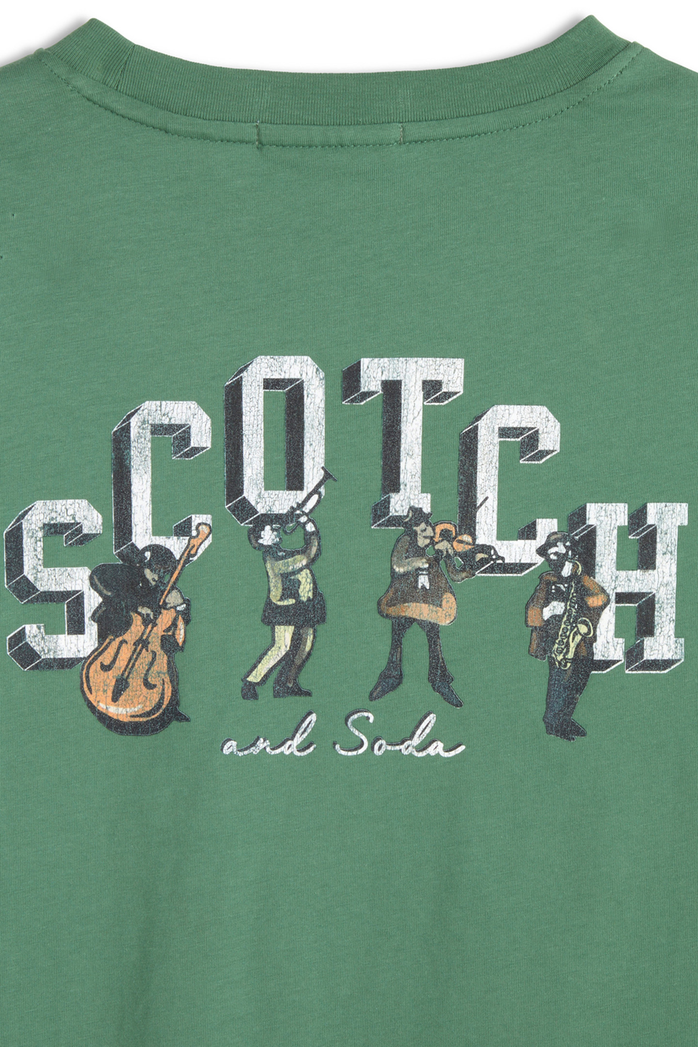 SS GRAPHIC TEE MEDIUM GREEN 3