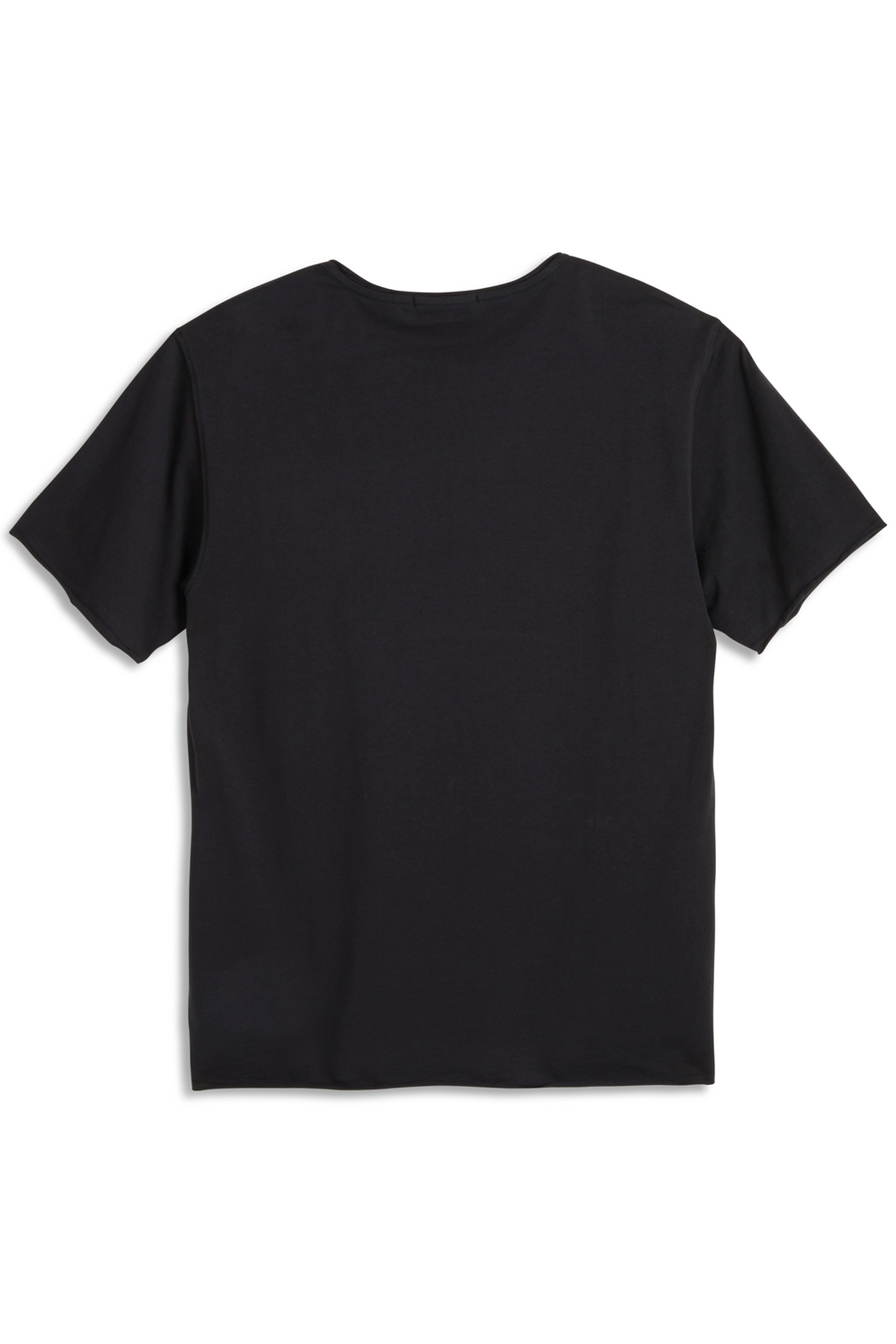 SS ROLL NECK TEE BLACK GREY 2