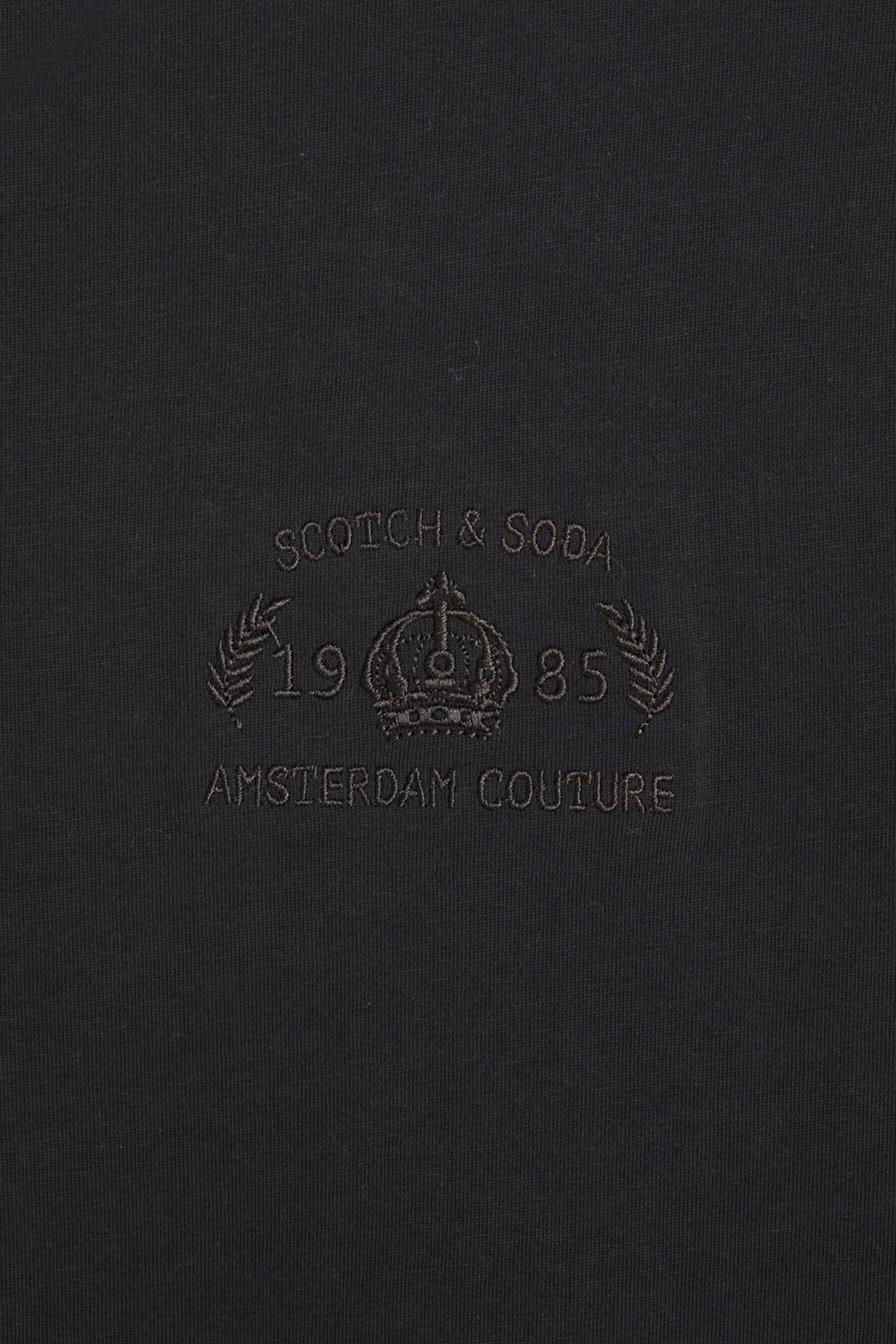 SS ROLL NECK TEE BLACK GREY 3