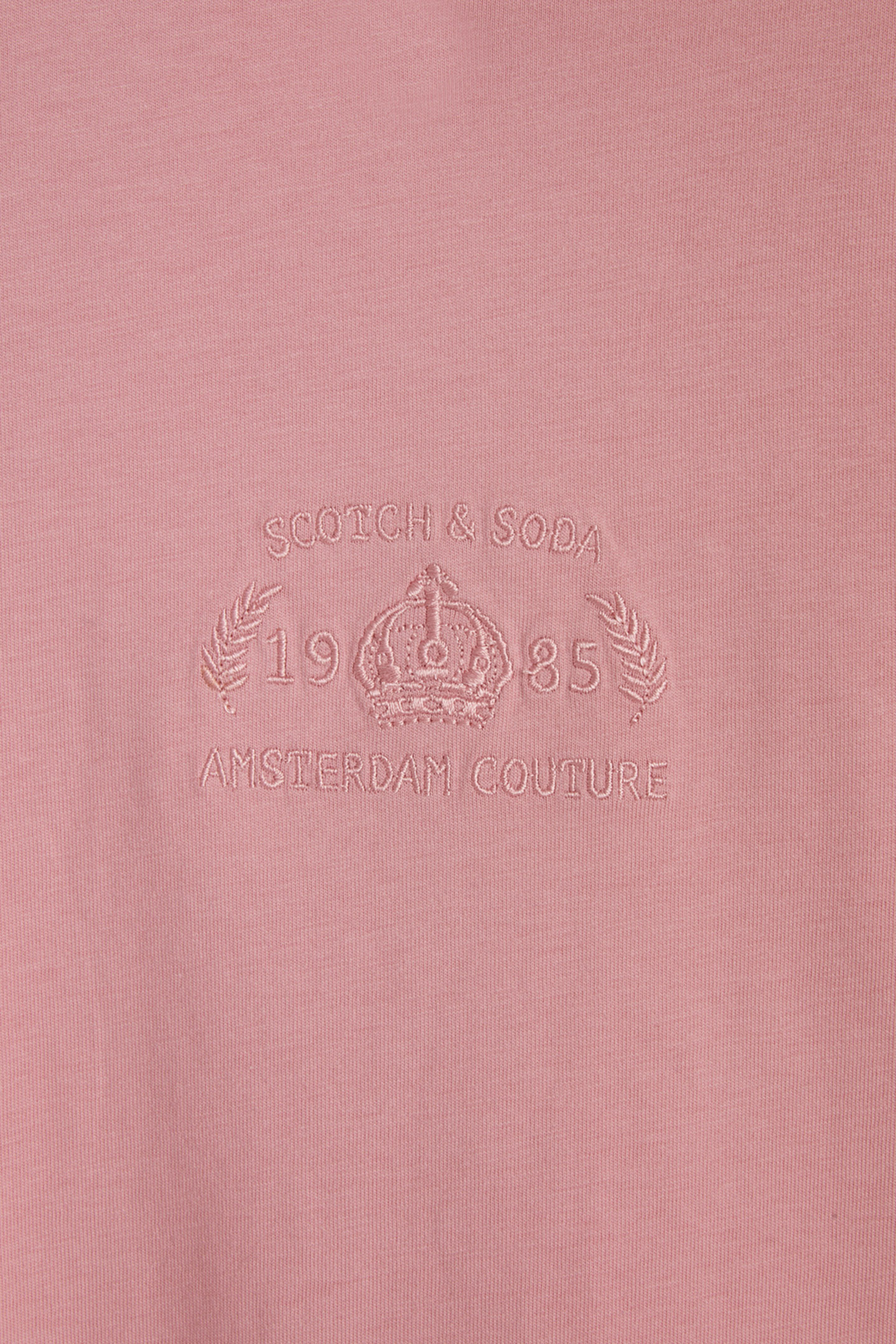 SS ROLL NECK TEE MEDIUM PINK 3