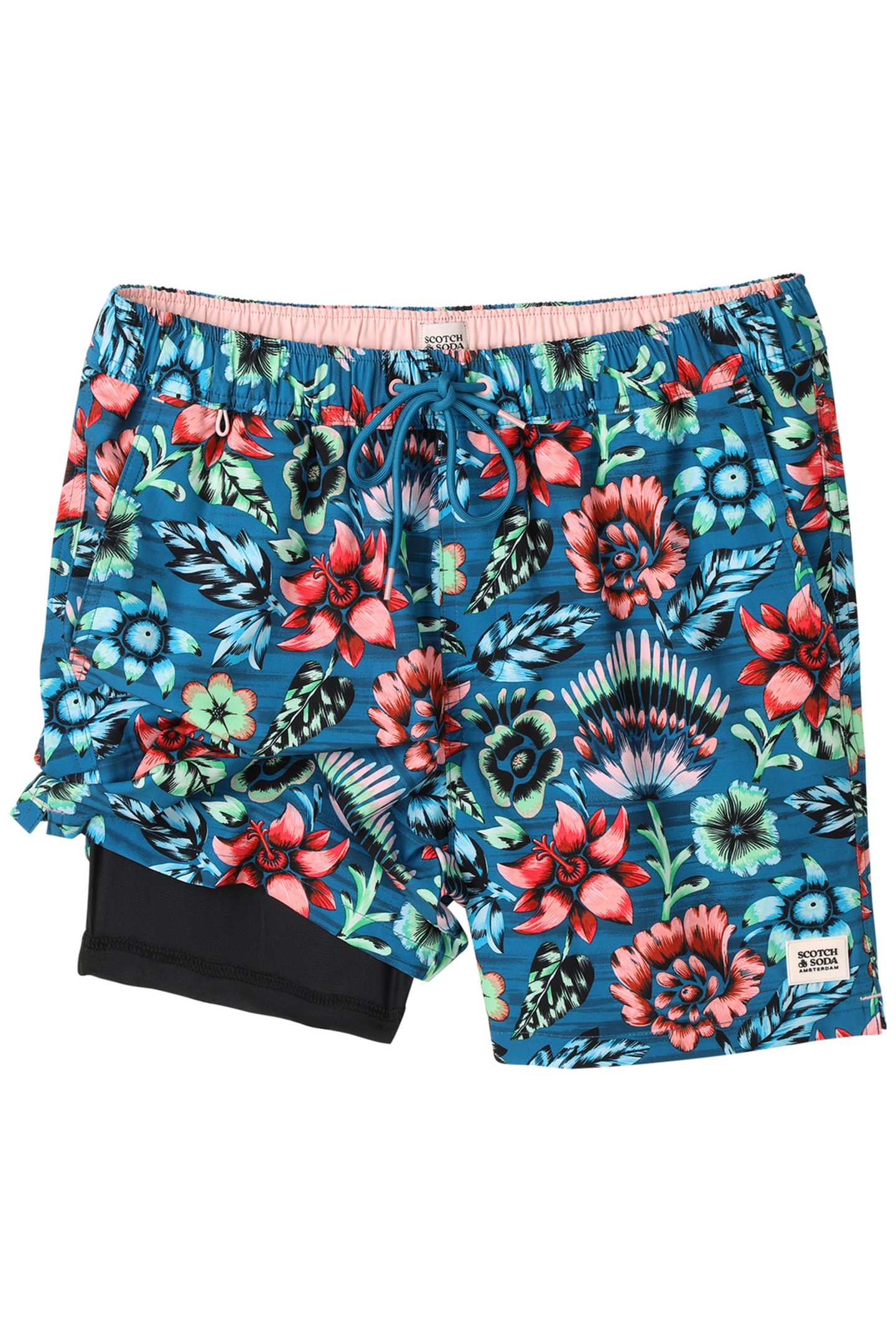 FULL BLOOM SWIM TRUNK INDUSTRIAL BLUE 3