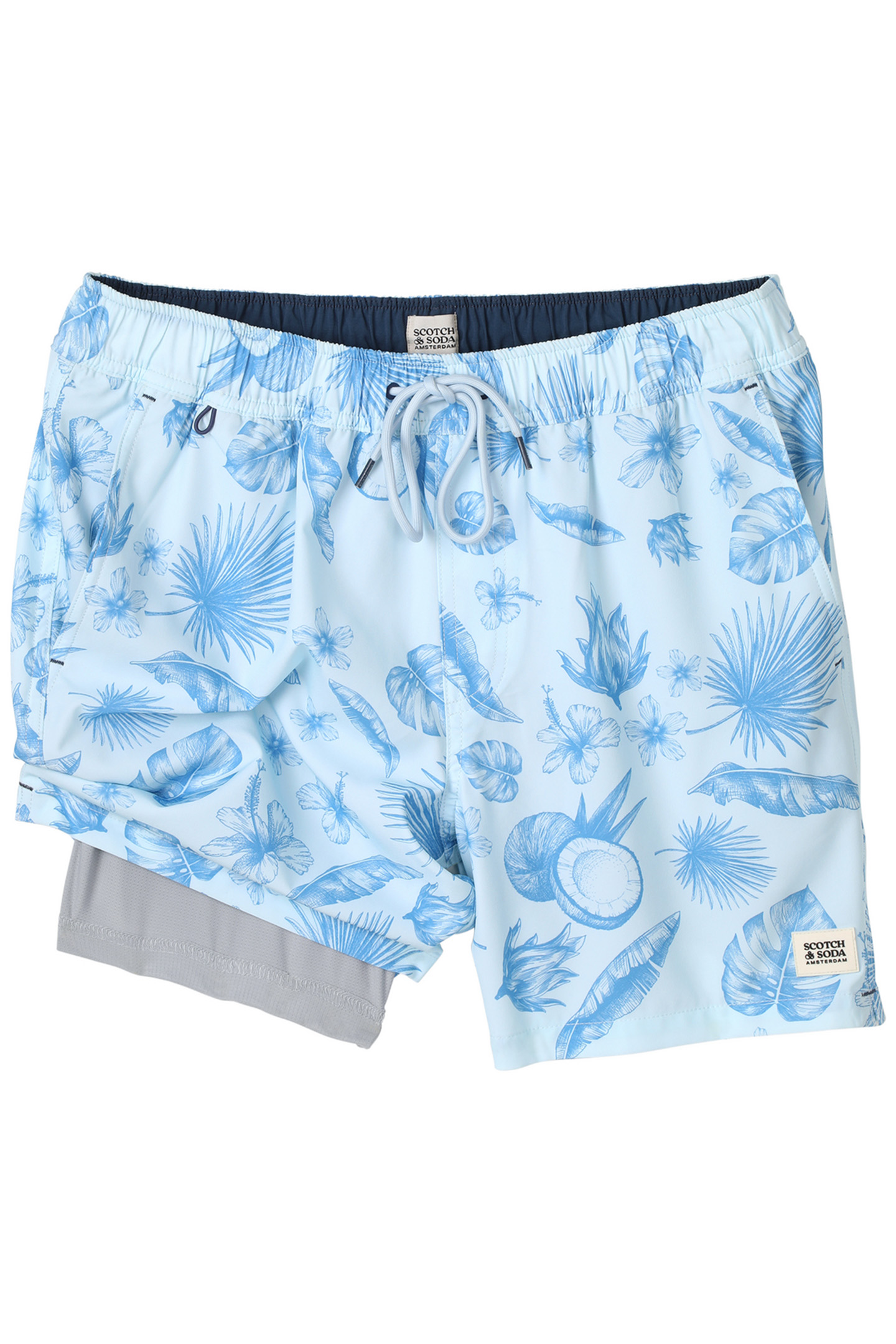PALM ISLAND SWIM TRUNK NAVY COMBO 3
