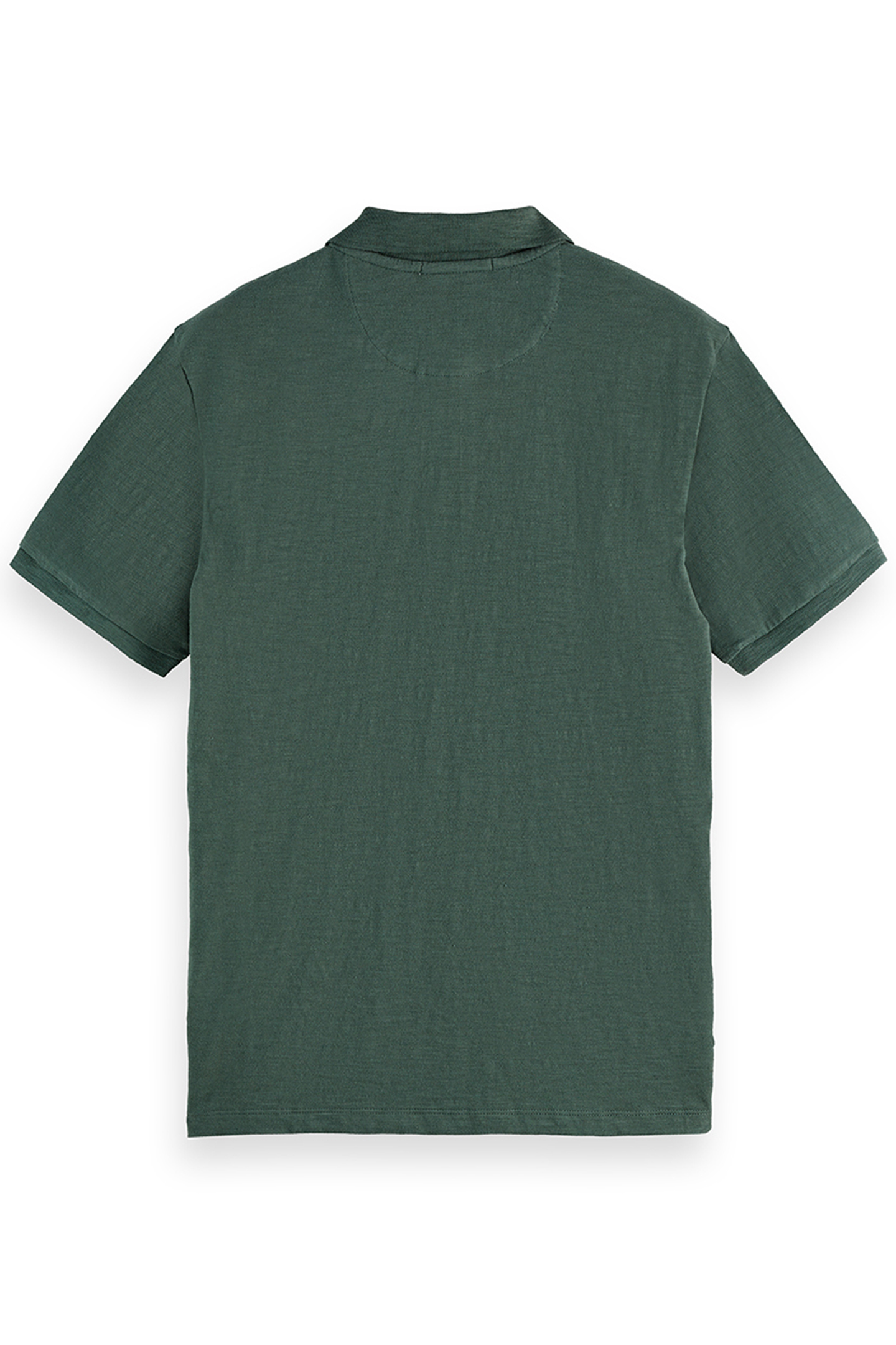 SS PANEL WASHED SLUB POLO KHAKI GREEN 2