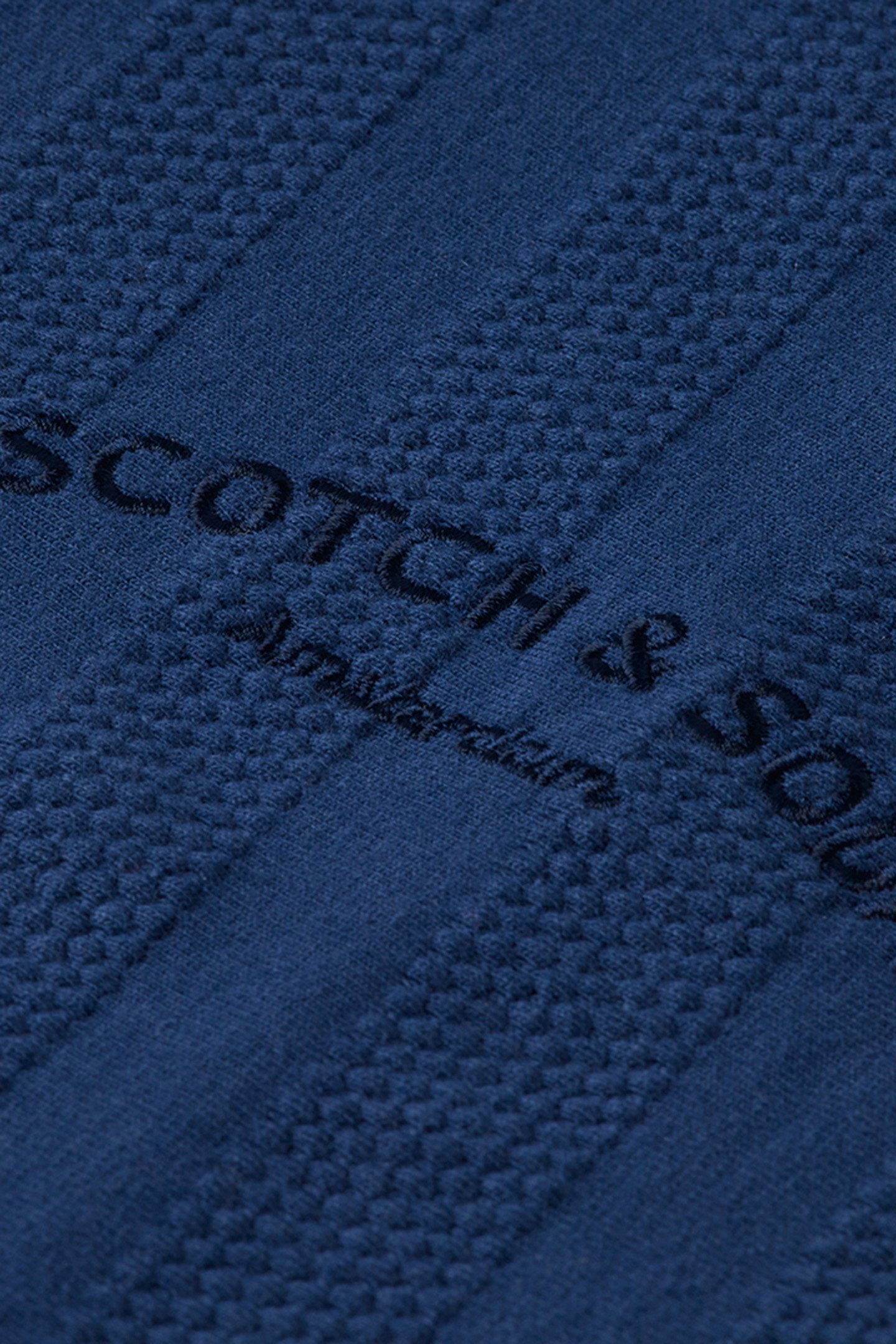 POPCORN PIQUE ZIP POLO (VALUE) DARK OBSIDIAN 3