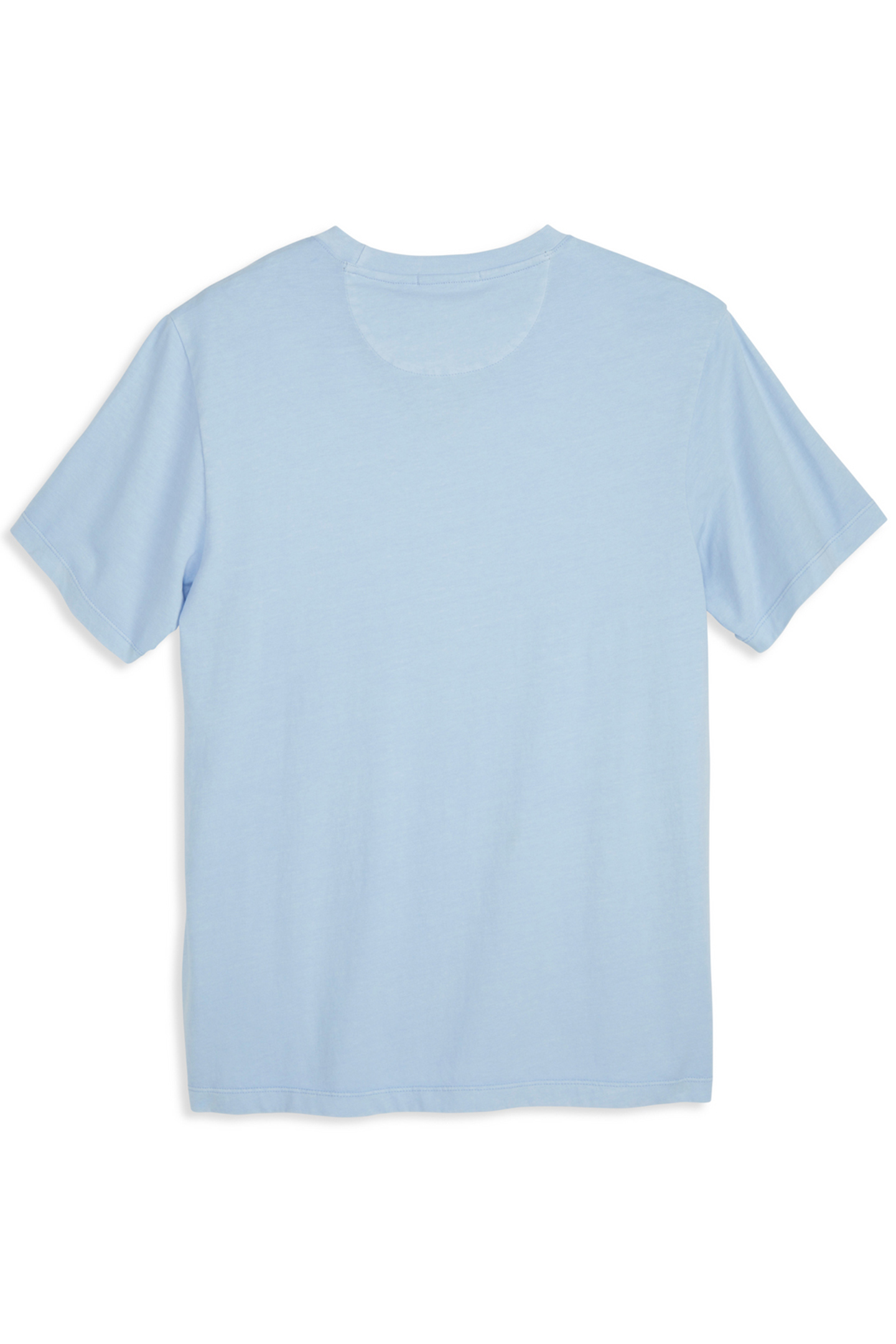 GARMENT DYED SS POCKET TEE BABY BLUE 2
