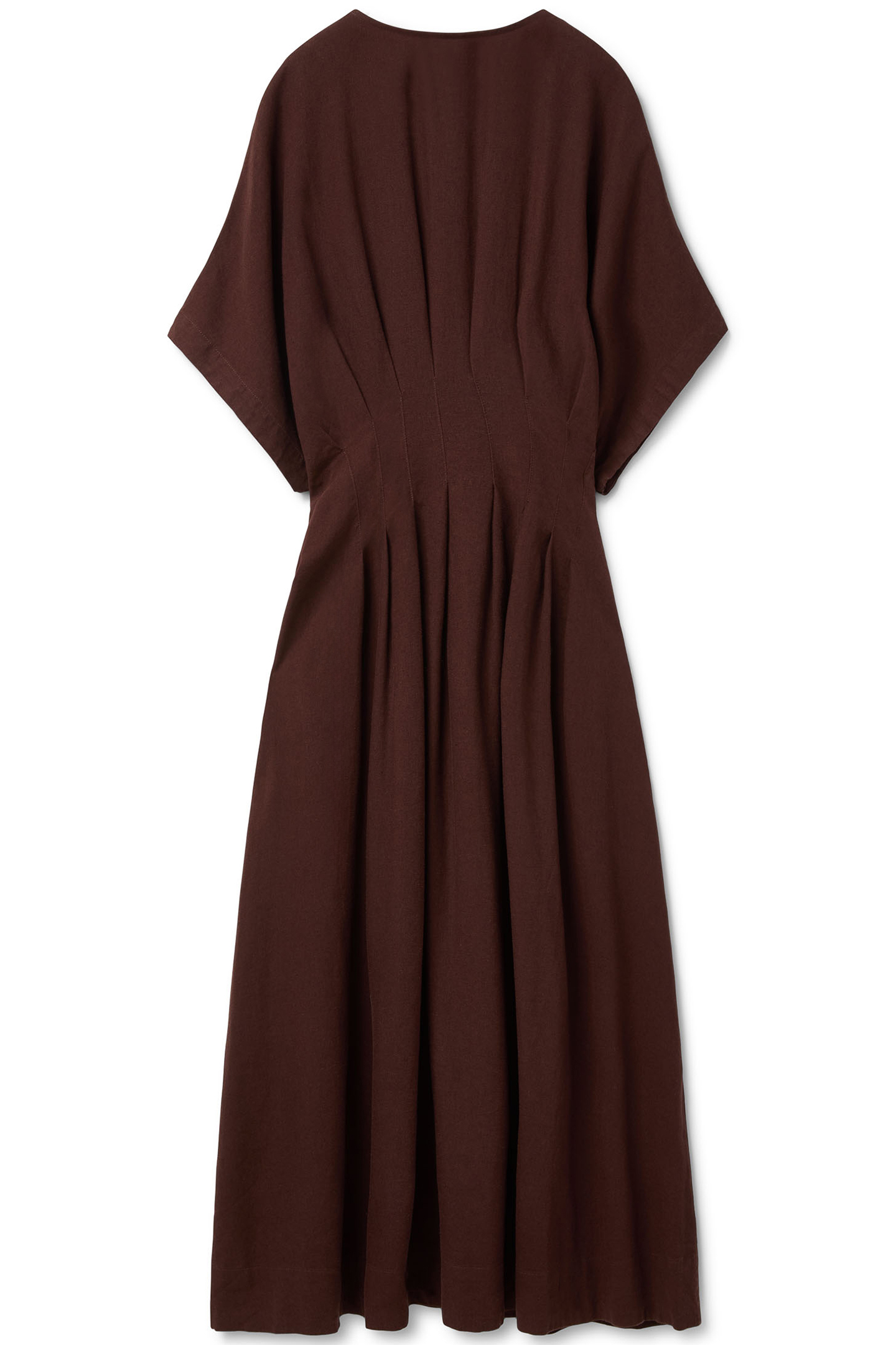 MULTI PLEATED DOLMAN DRESS PUCE 4