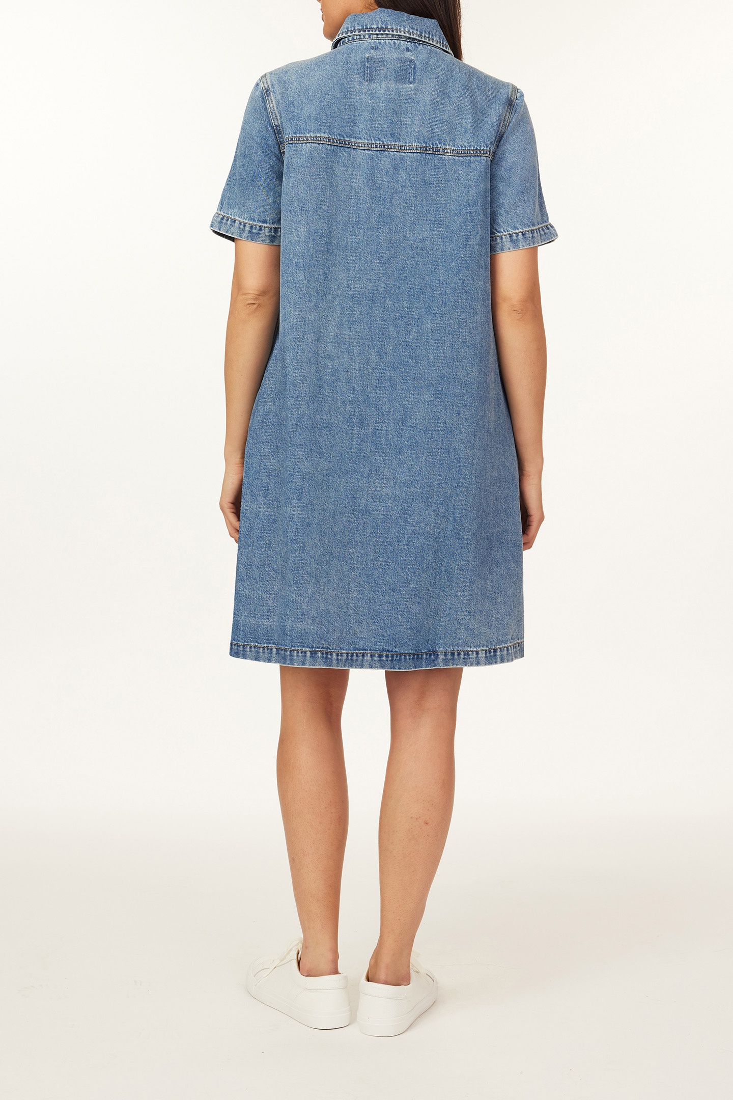 DENIM POLO DRESS BEVERLY HILLS 2