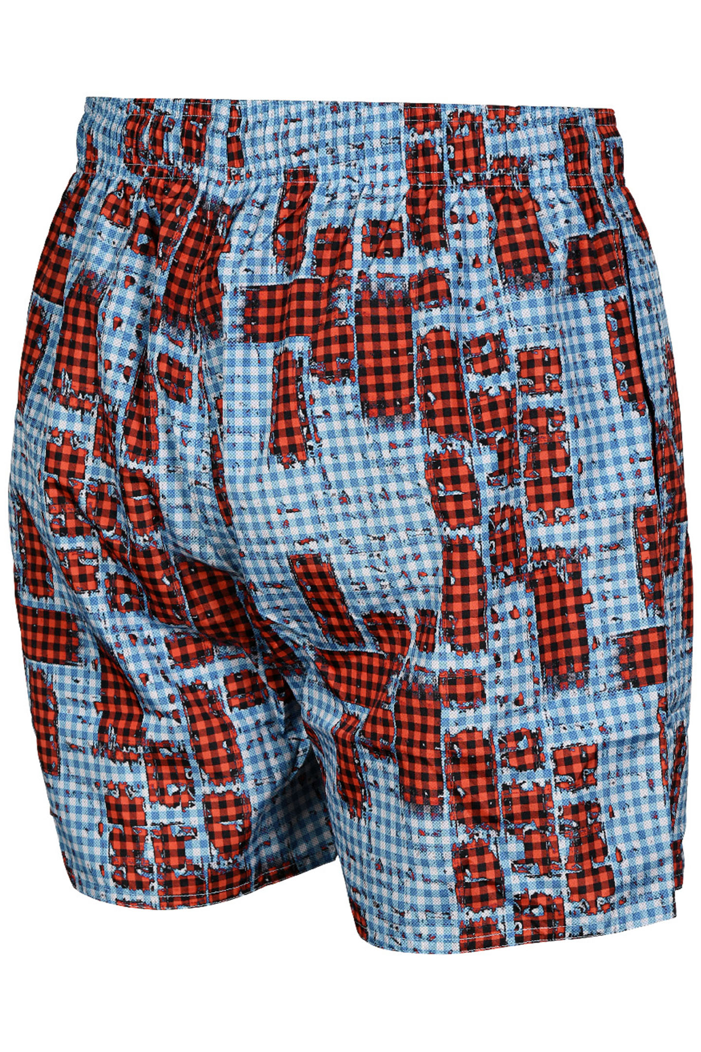 MEN'S BEACH BOXER ALLOVER RED MULTI 7