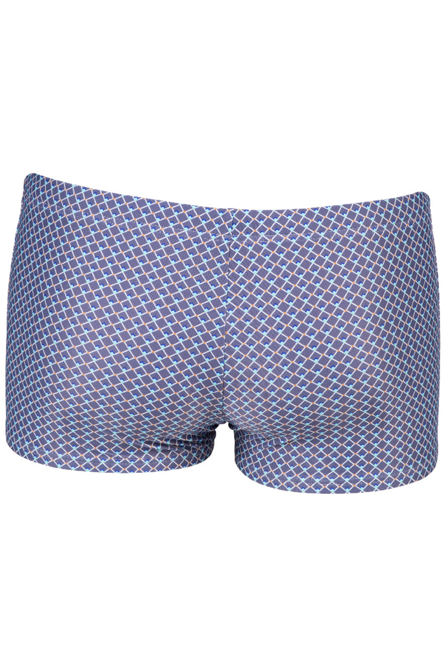 MEN'S SWIM SHORT ALLOVER GREY BLUE MULTI 5