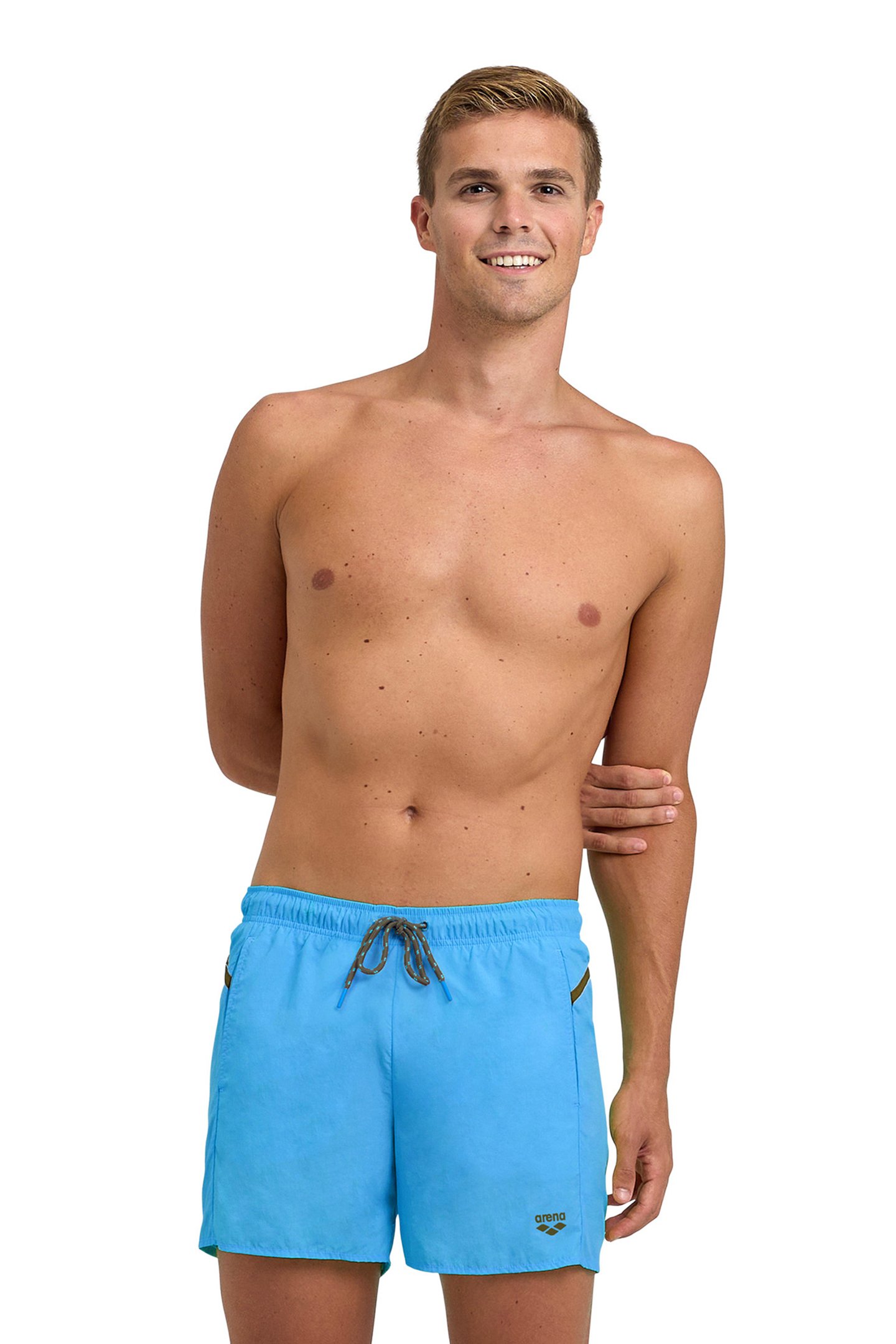 MEN'S ARENA PRO_FILE BEACH SHORT TURQUOISE-DARK OLIVE by Arena