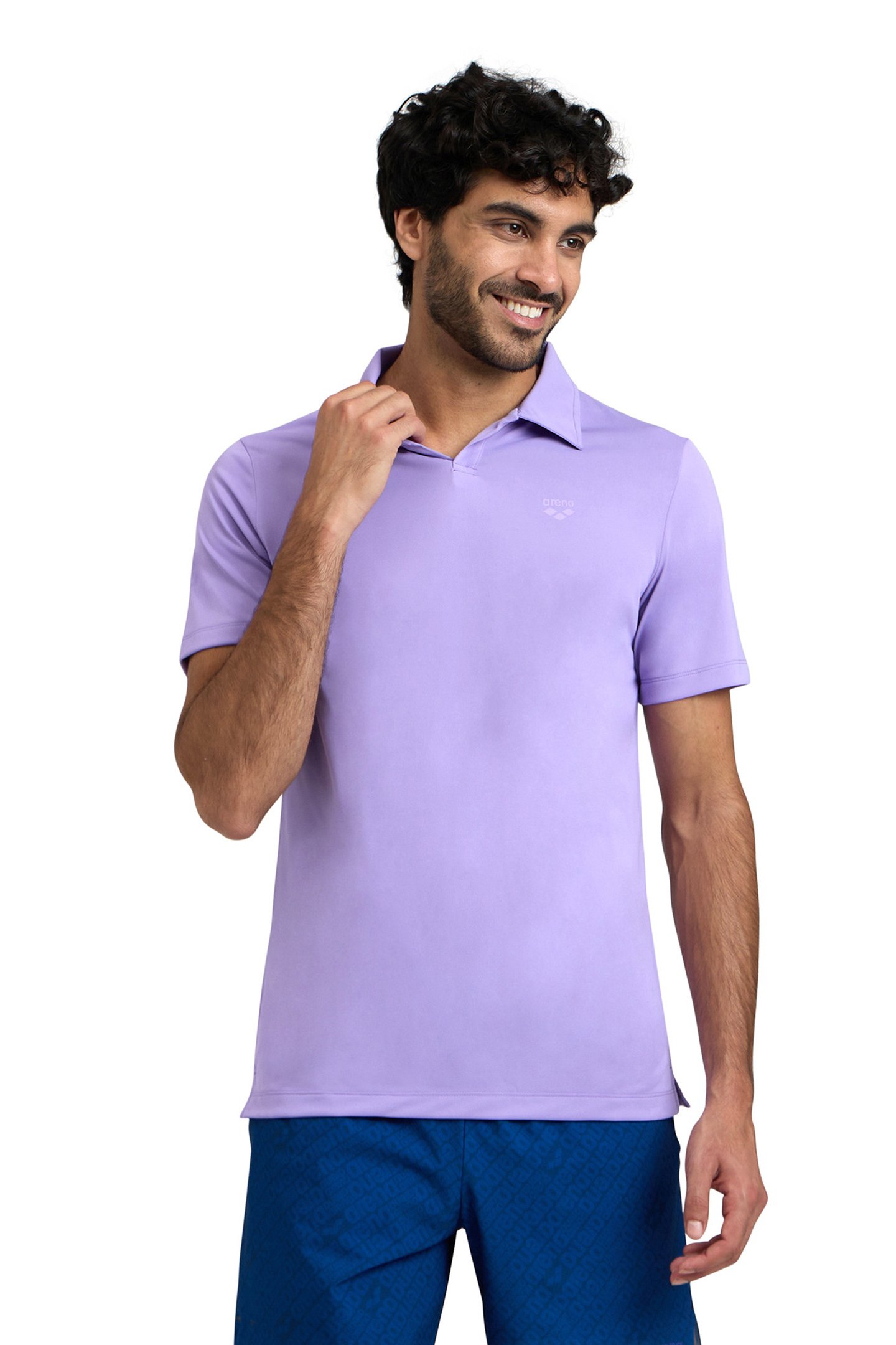 MEN'S POLOSHIRT SOLID LAVANDA-DARK LAVANDA by Arena