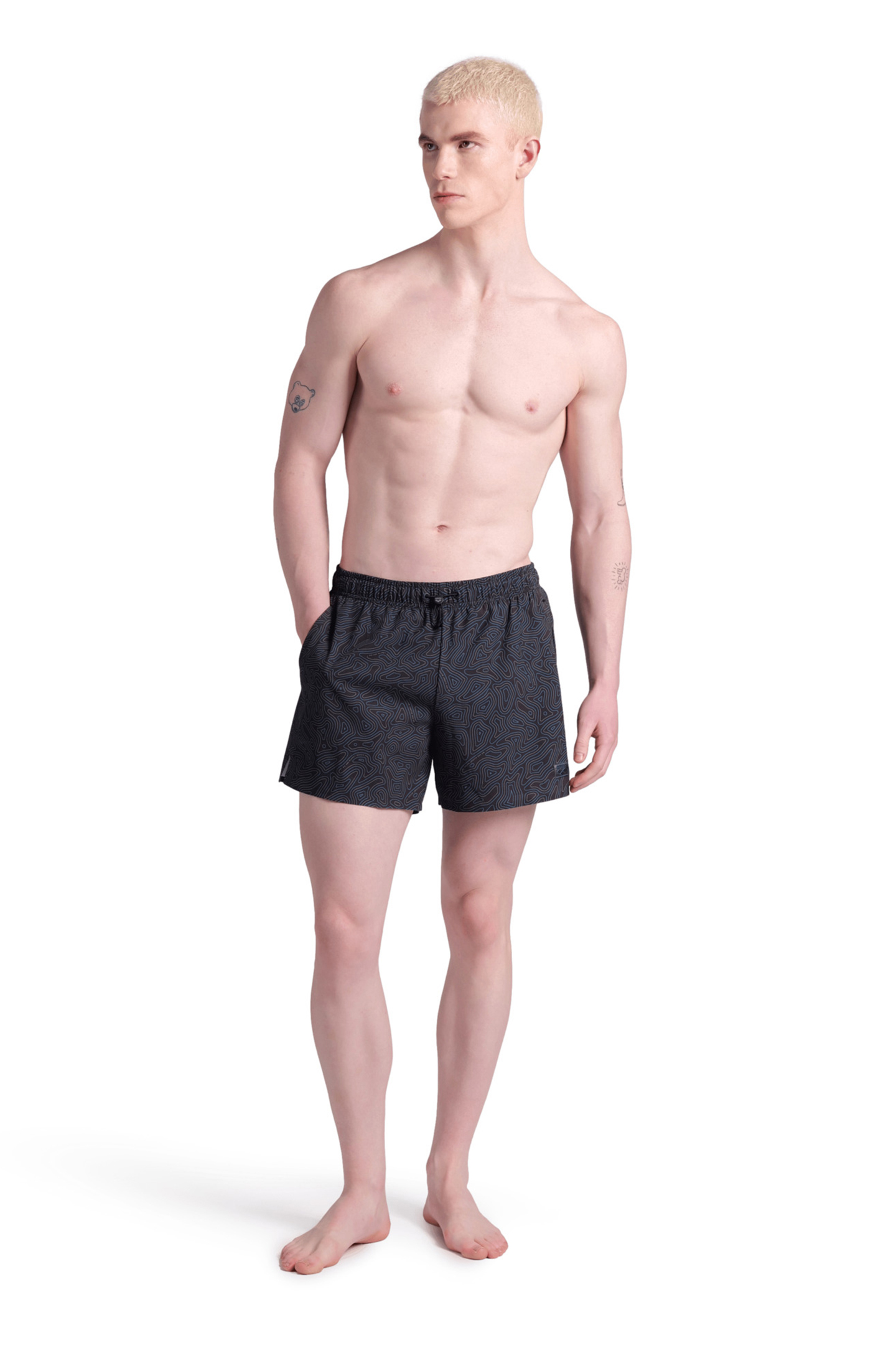 MEN'S ARENA EVO BEACH SHORT AO SEPIA MULTI 3