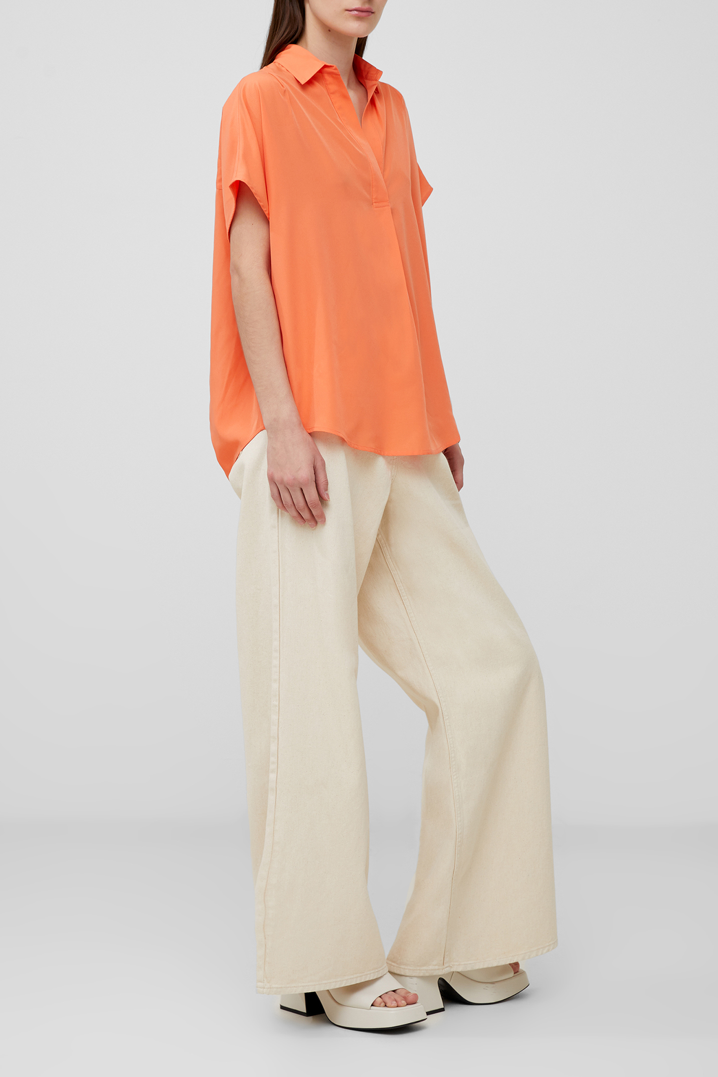 CREPE LIGHT S/LESS POPOVER CORAL 4