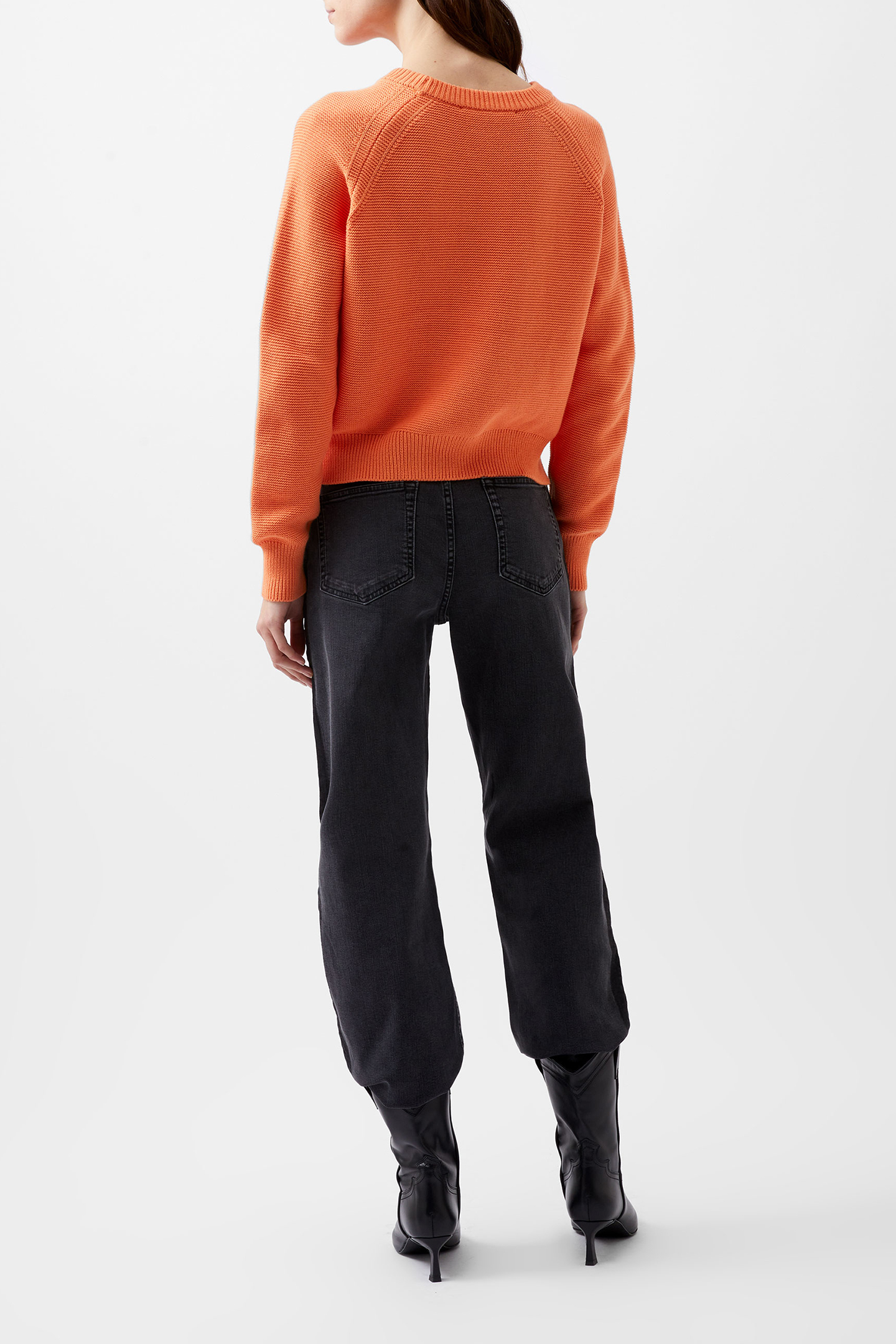 LILY MOZART L/S CREW NK JUMPER CORAL ROSE 2