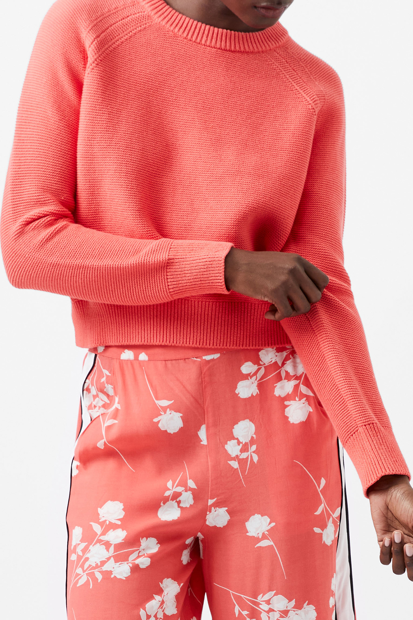 LILY MOZART L/S CREW NK JUMPER CAYENNE RED 4