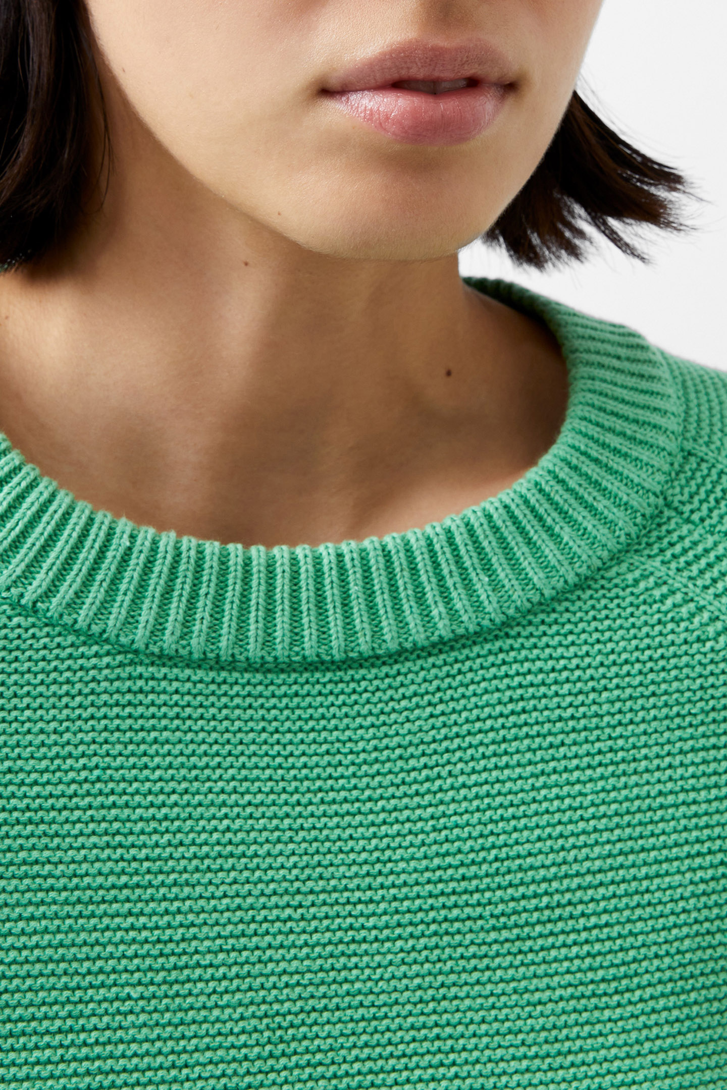 LILY MOZART L/S CREW NK JUMPER MINTED GREEN 4