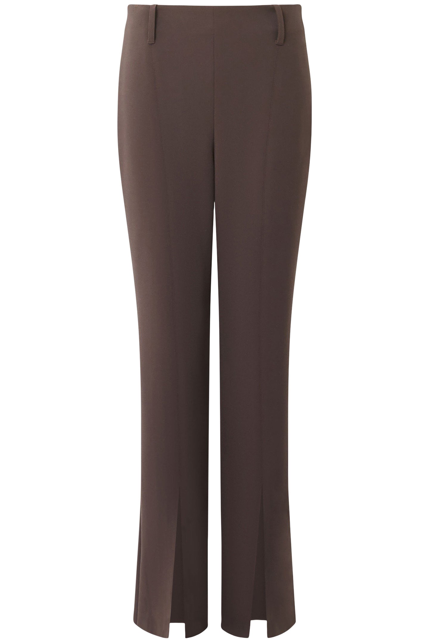 WHISPER FRONT SPLIT TROUSER CHOCOLATE GANACHE 4